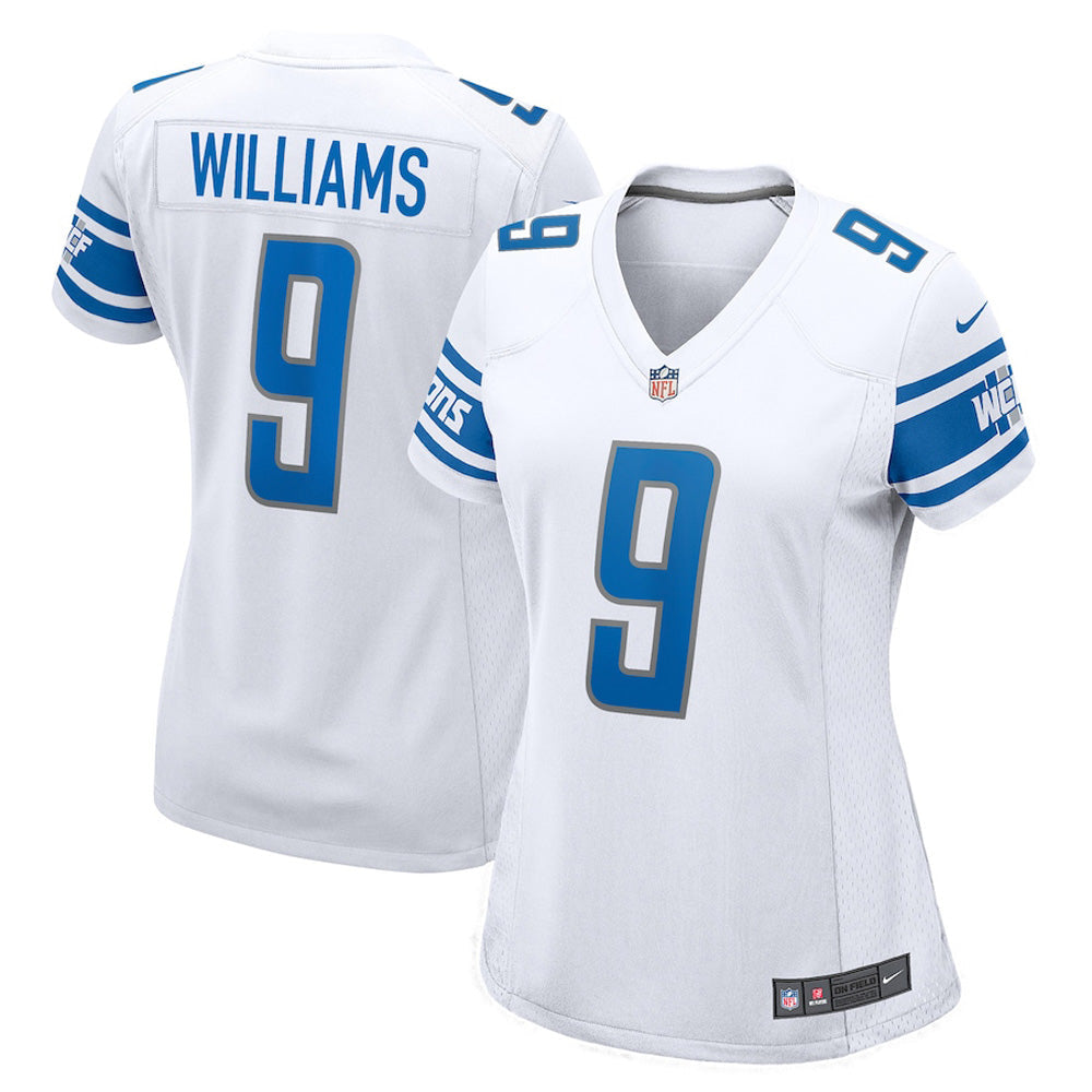 Women's Detroit Lions Jameson Williams Game Jersey - White - vstockx