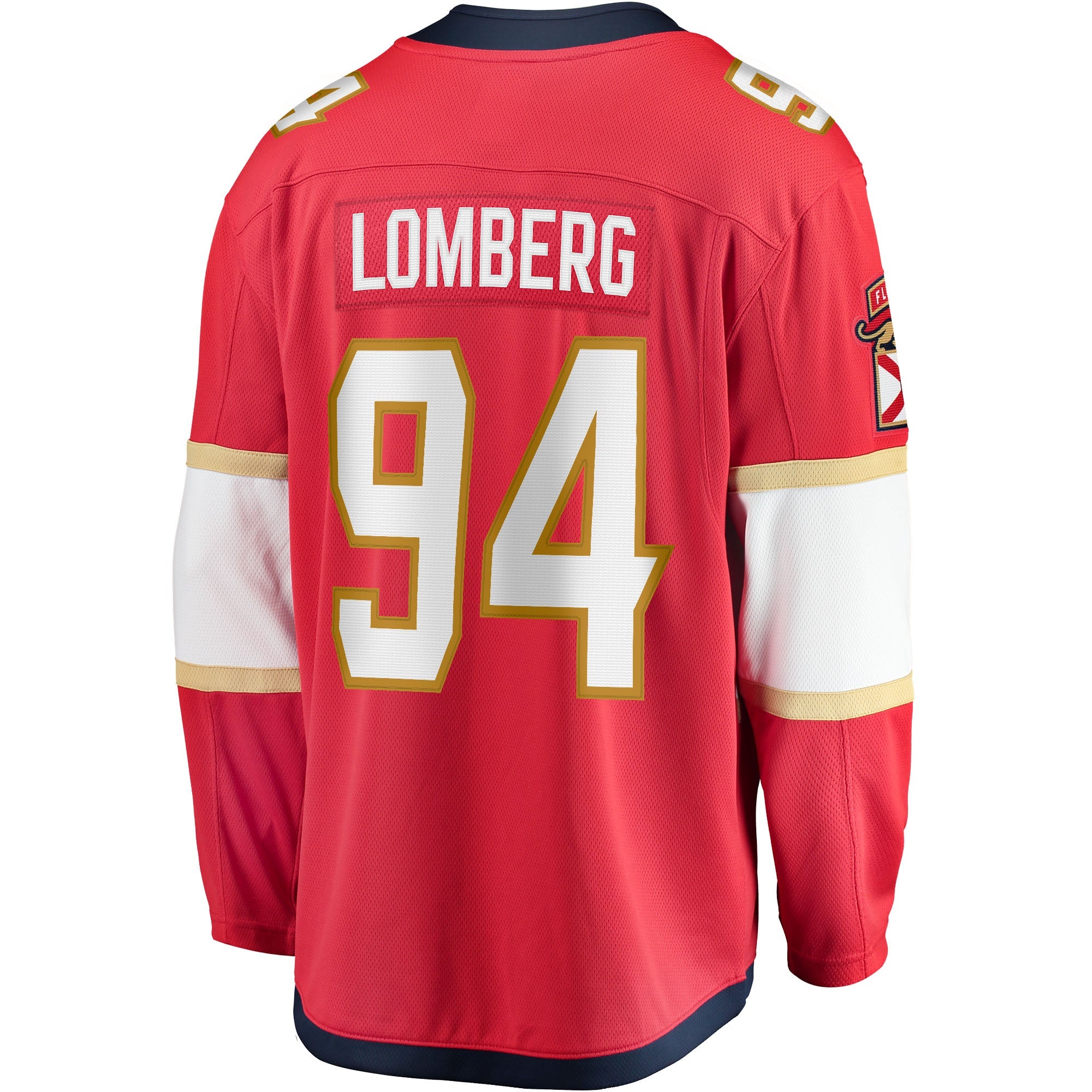 Men's Fanatics Branded Ryan Lomberg Red Florida Panthers Home Breakaway Player Jersey - vstockx
