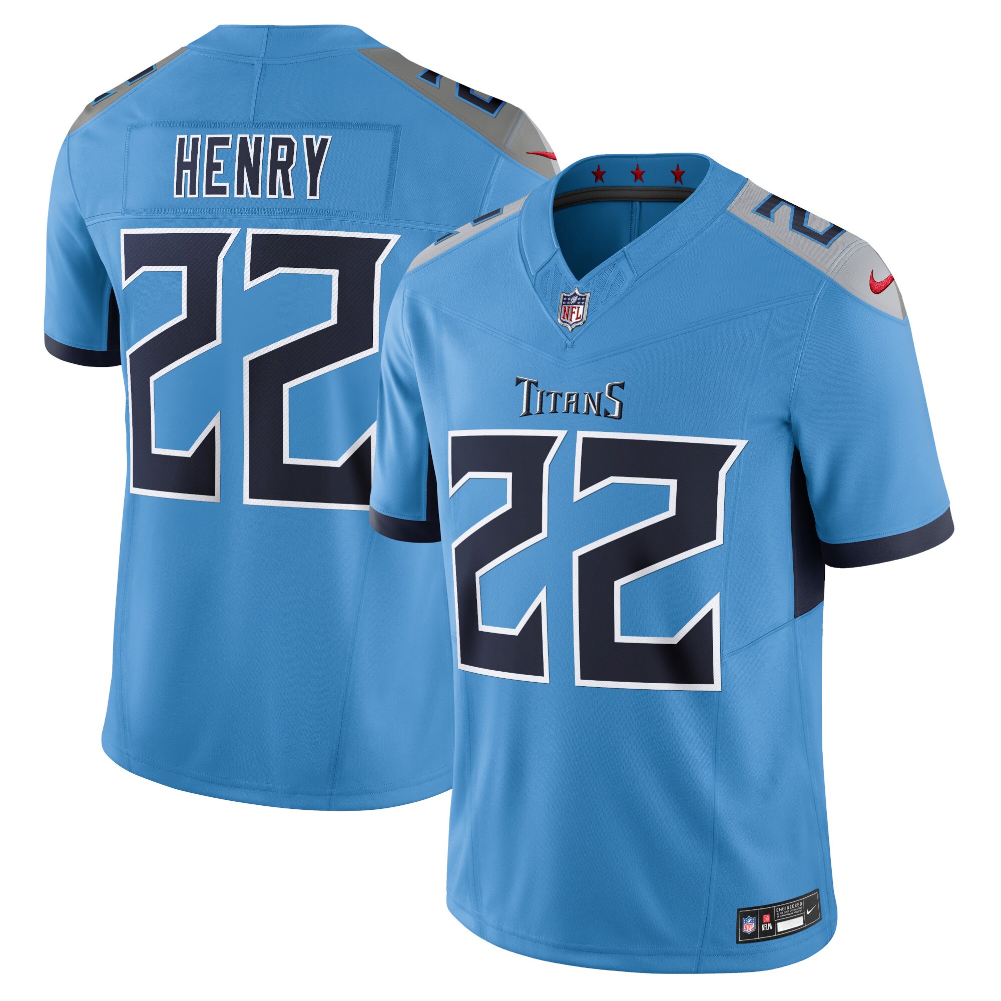 Derrick Henry Tennessee Titans Nike Vapor F.U.S.E. Limited Jersey - Light Blue - vstockx