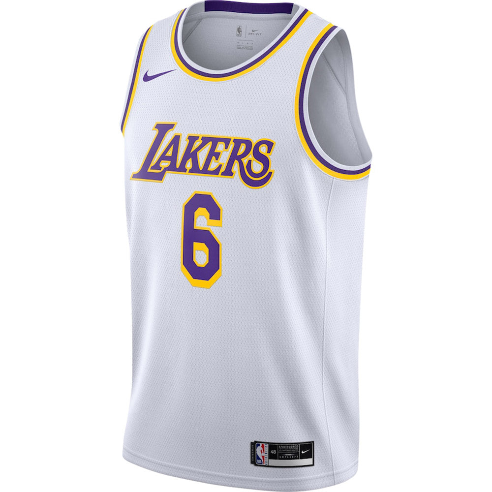 Youth Los Angeles Lakers LeBron James Association Jersey - White - vstockx
