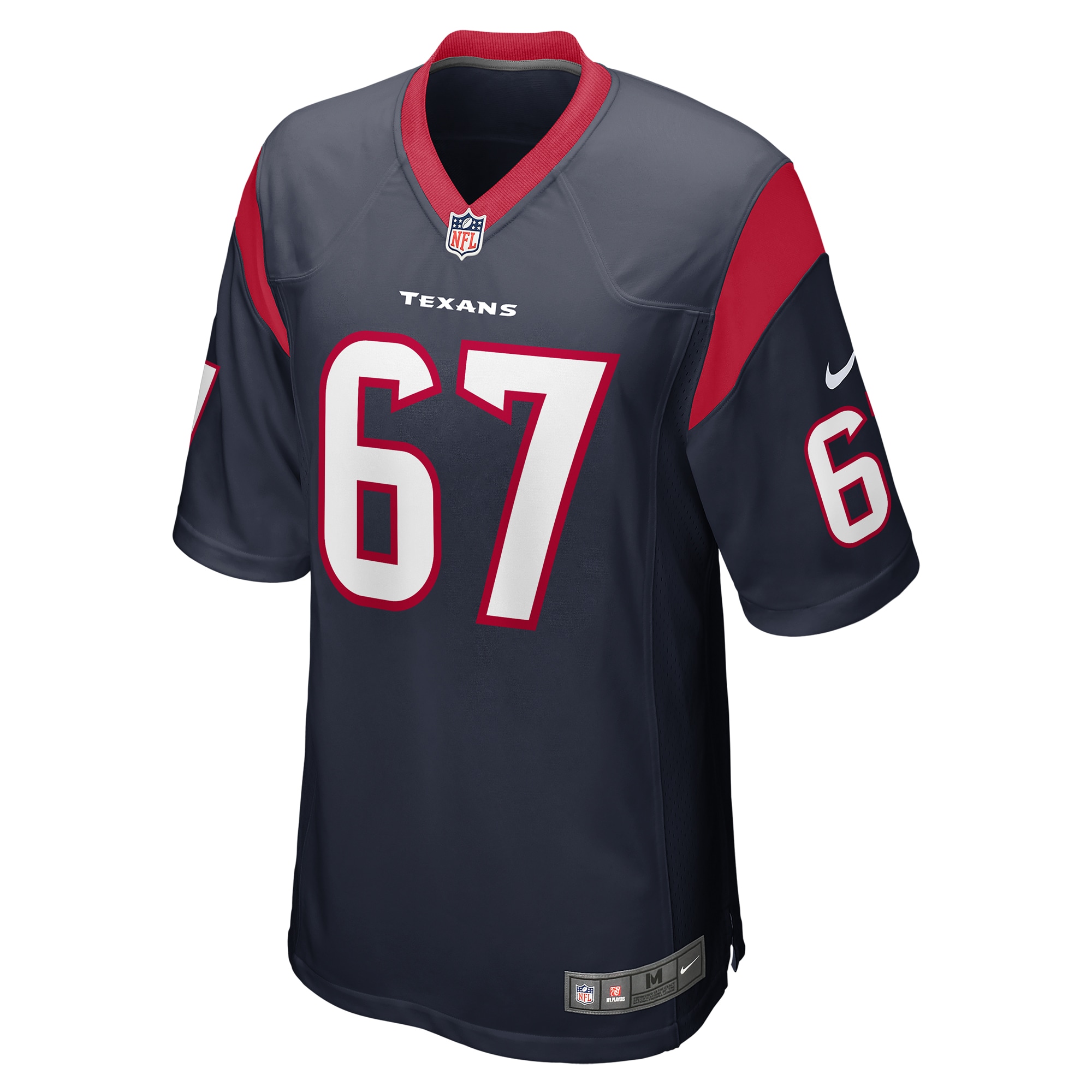 Nick Broeker Houston Texans Nike Team Game Jersey - Navy - vstockx
