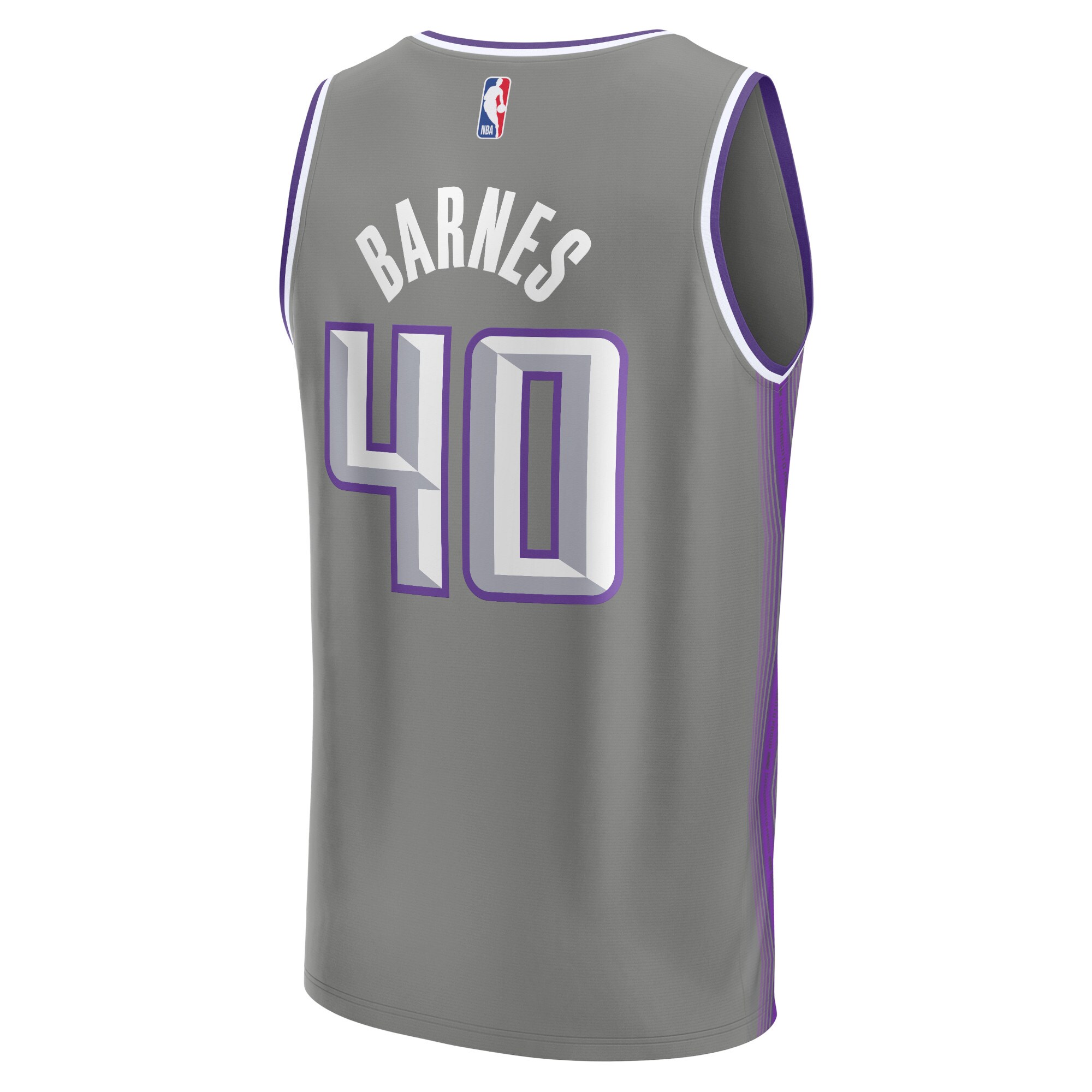 Harrison Barnes Sacramento Kings Fanatics Branded 2022/23 Fastbreak Jersey - City Edition - Gray - vstockx