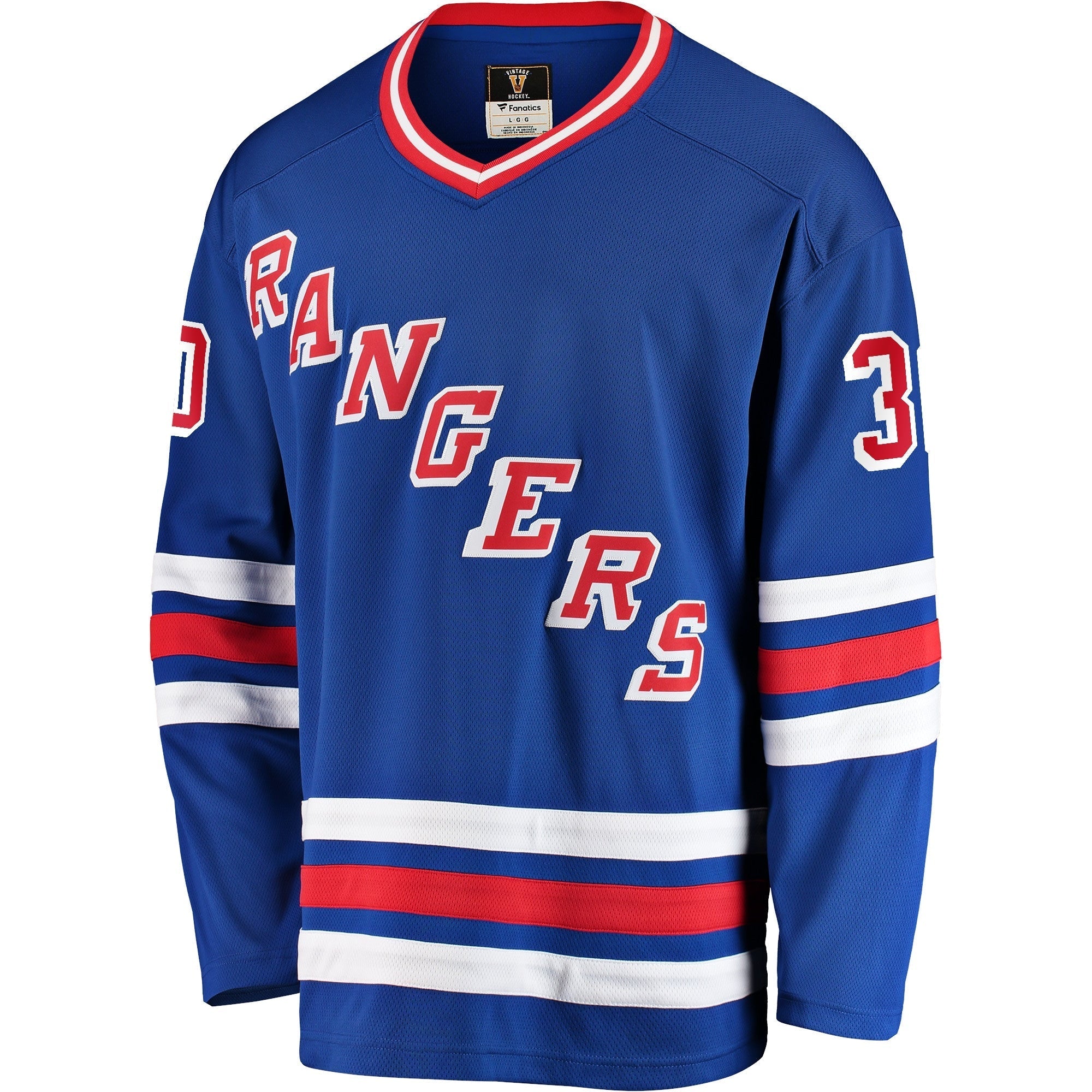 Men's Fanatics Branded Glenn Healy Blue New York Rangers Premier Breakaway Retired Player Jersey - vstockx