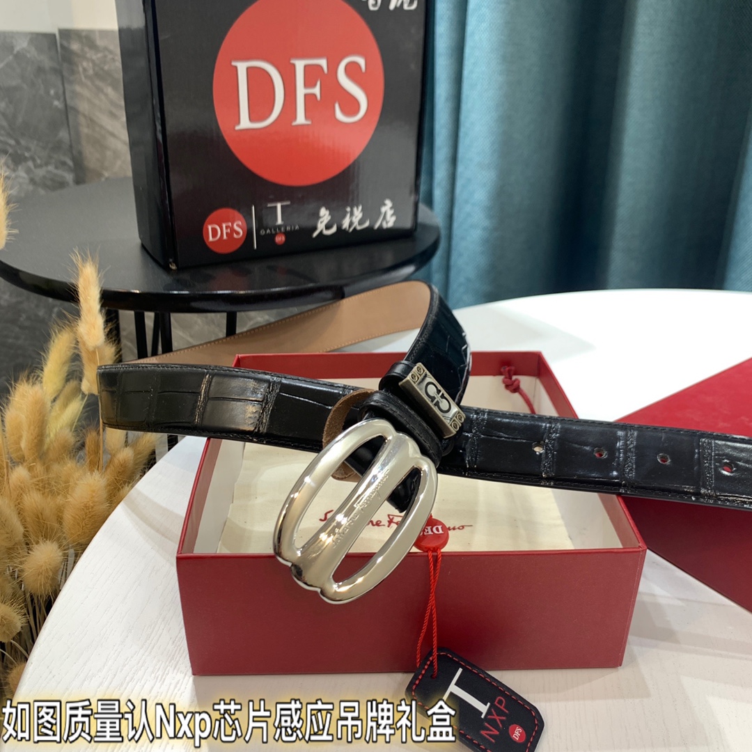 Streetwear Belt Ferragamo 319448 size:3.5cm - vstockx