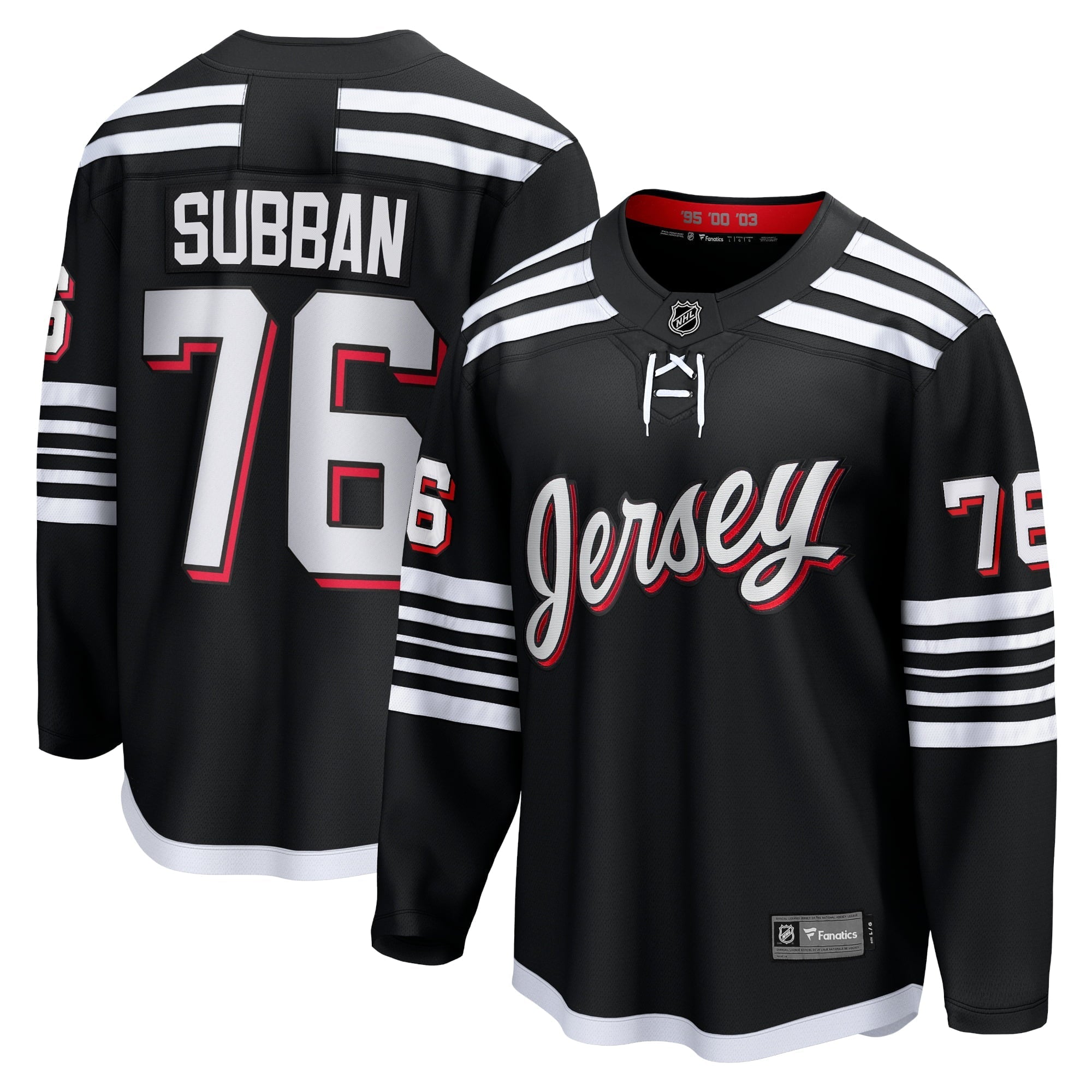 Men's Fanatics Branded P.K. Subban Black New Jersey Devils Alternate Premier Breakaway Player Jersey - vstockx