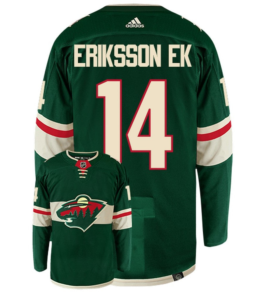 Joel Eriksson Ek Minnesota Wild Adidas Primegreen Authentic NHL Hockey Jersey - vstockx