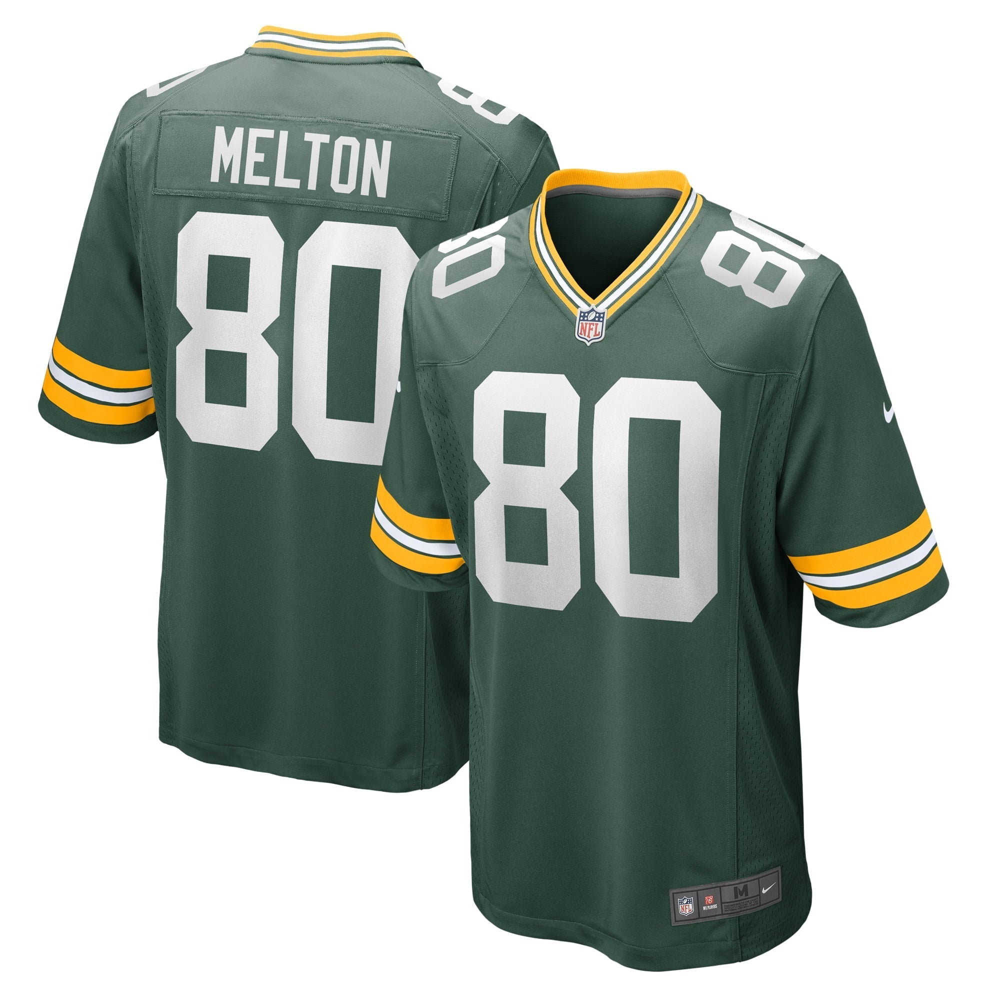 Men's Nike Bo Melton Green Green Bay Packers Home Game Player Jersey - vstockx