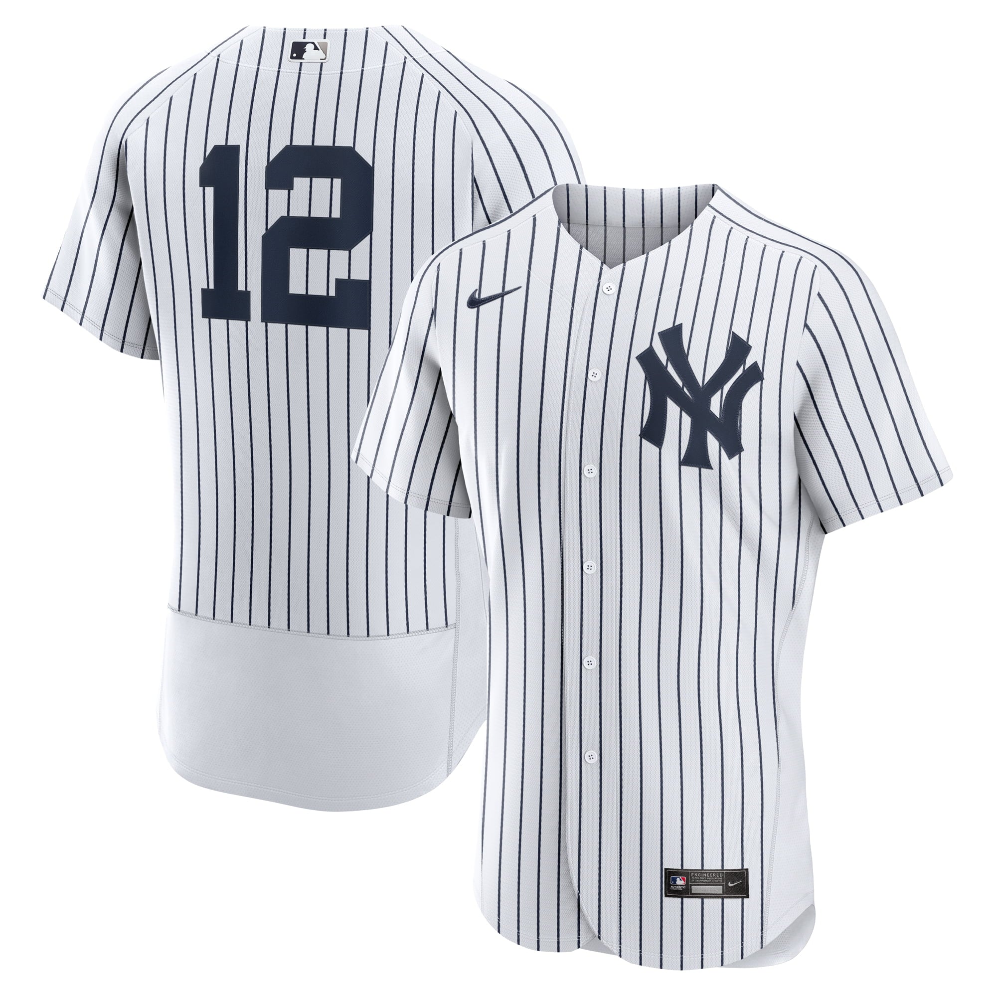 Men's Nike Wade Boggs White New York Yankees Home Authentic Retired Player Jersey - vstockx