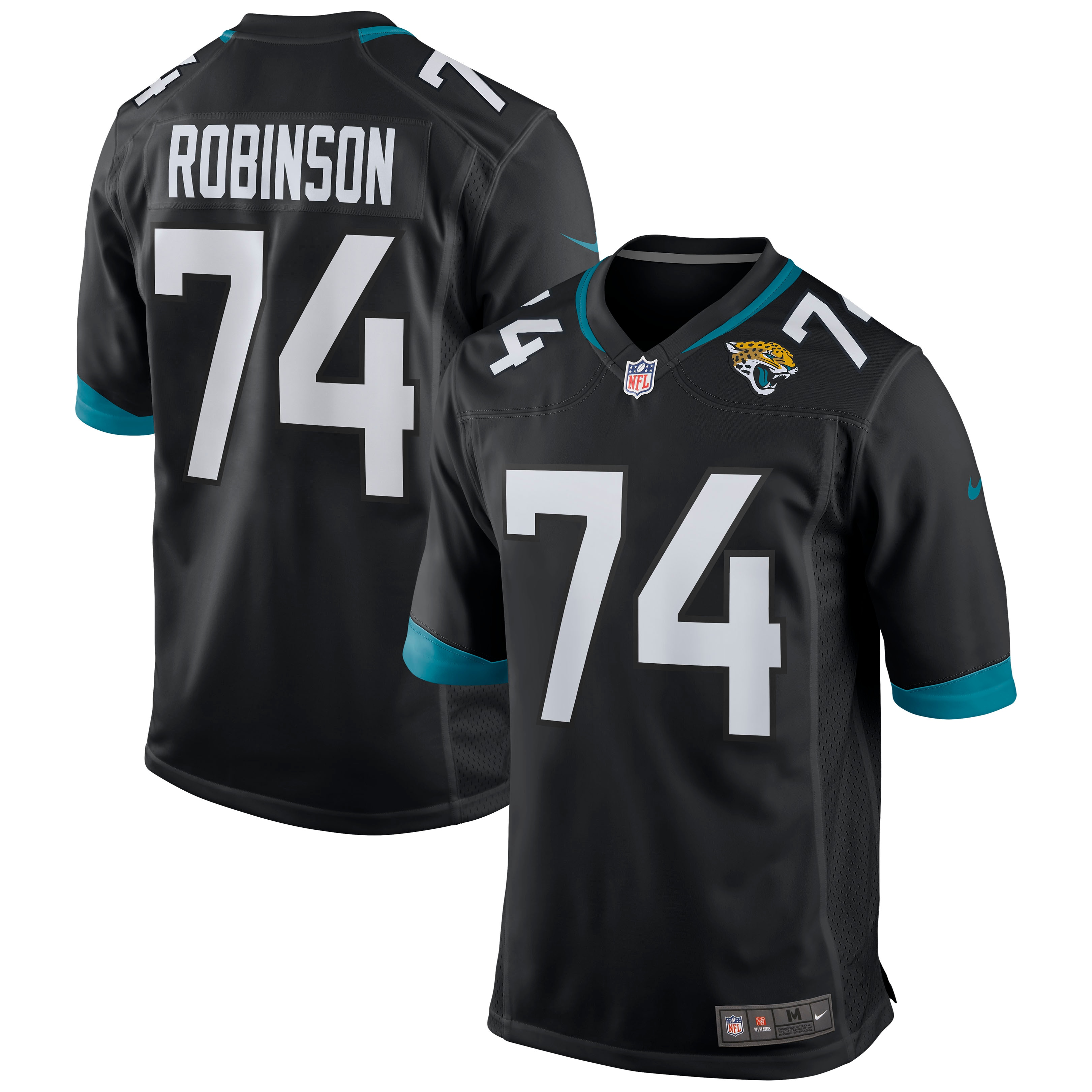 Cam Robinson Jacksonville Jaguars Nike Game Jersey - Black - vstockx