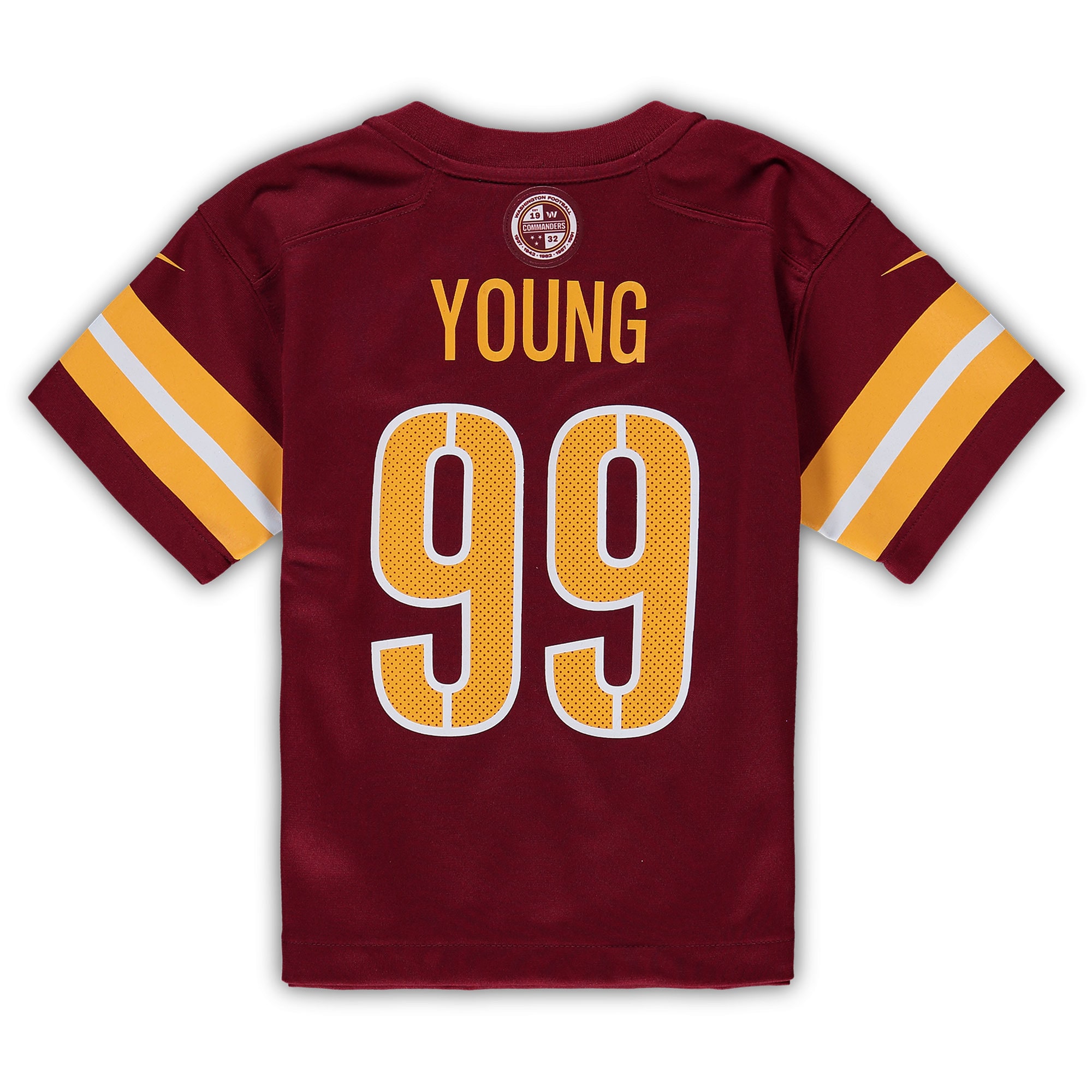Chase Young Washington Commanders Nike Preschool Game Jersey - Burgundy - vstockx