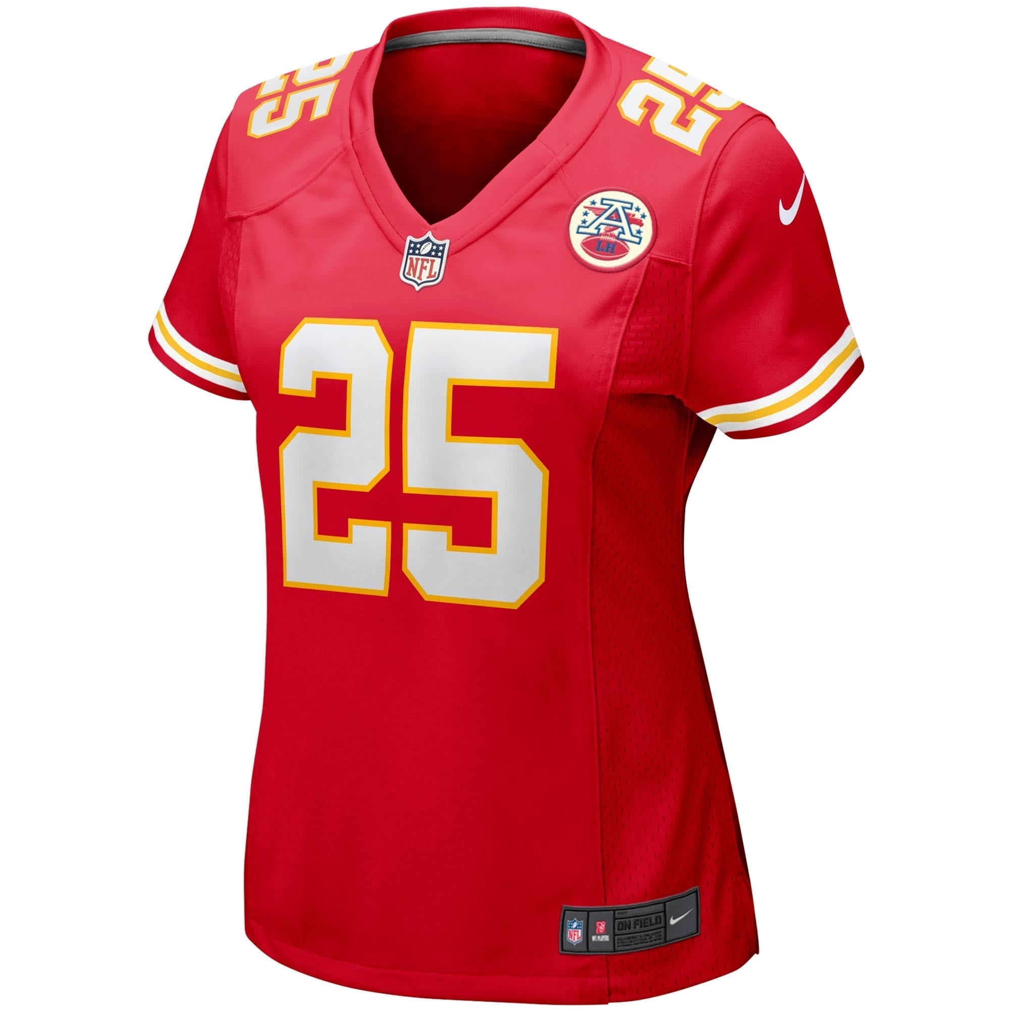 Women's Nike Clyde Edwards-Helaire Red Kansas City Chiefs Player Game Team Jersey - vstockx