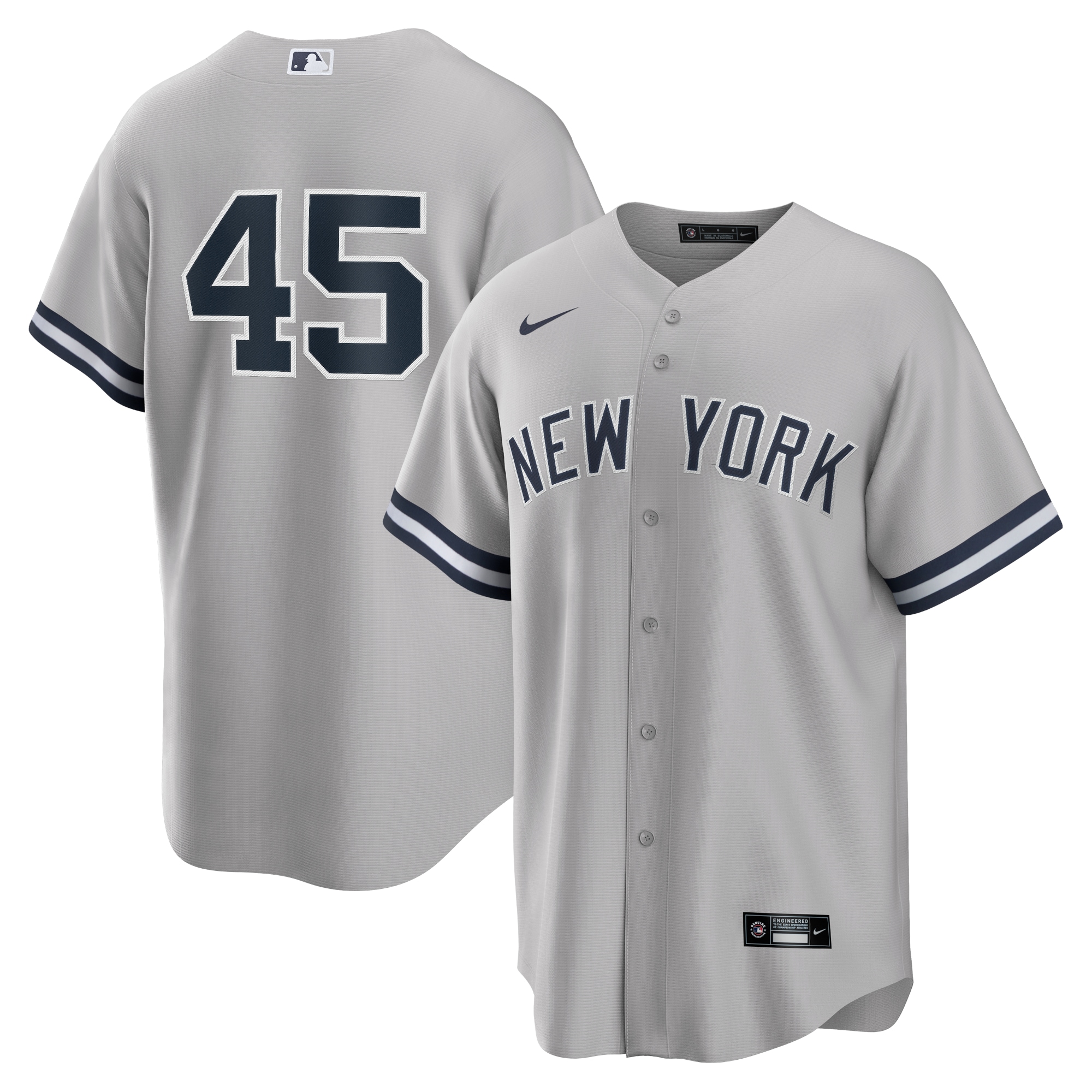 Gerrit Cole New York Yankees Nike Road Replica Player Name Jersey - Gray - vstockx