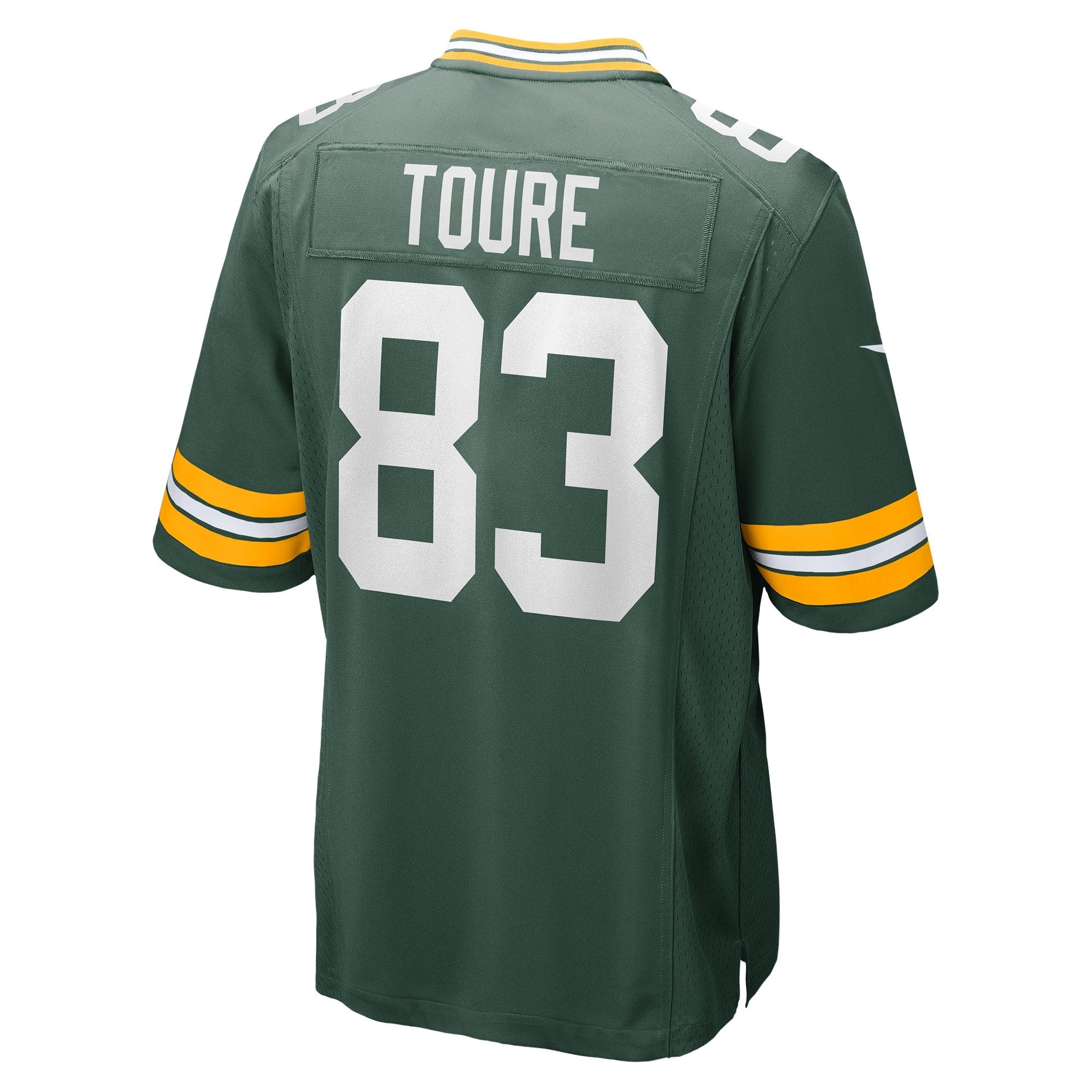 Men's Nike Samori Toure Green Green Bay Packers Game Player Jersey - vstockx