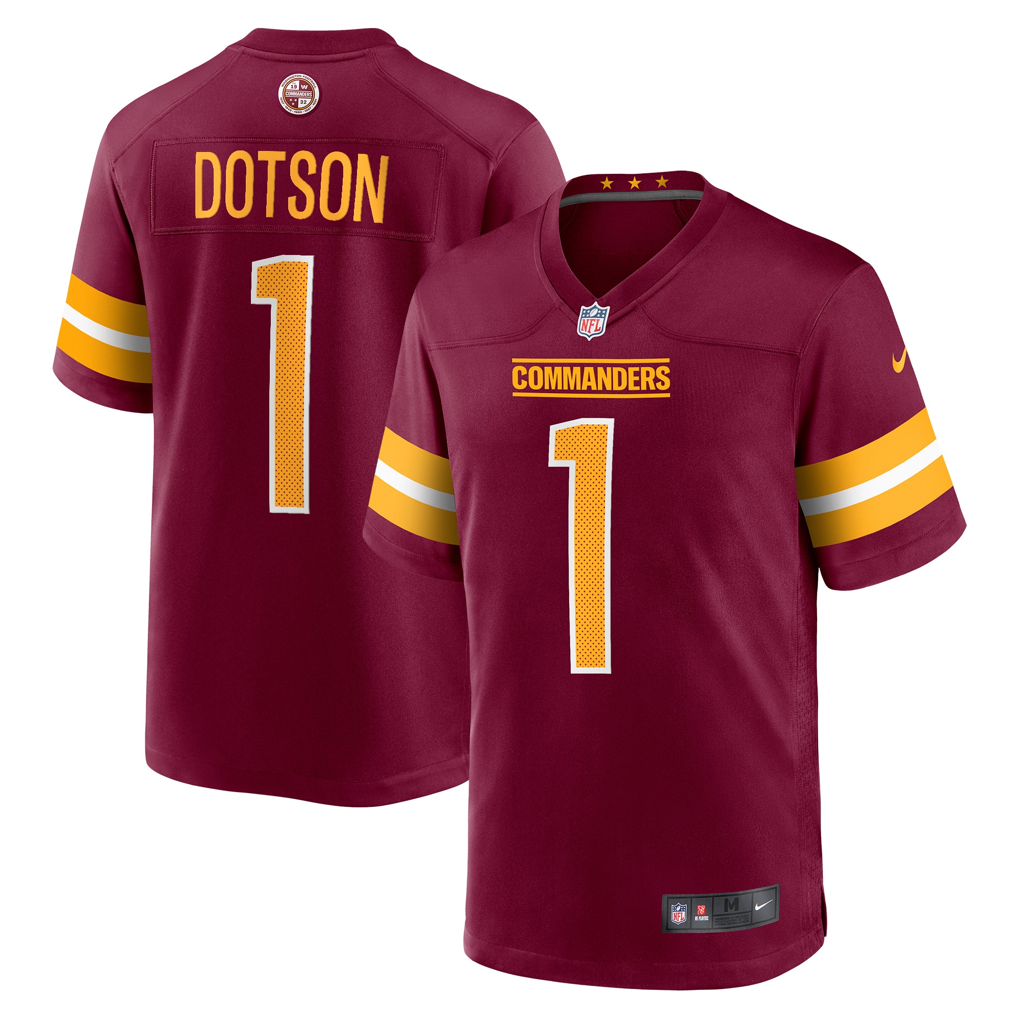 Jahan Dotson Washington Commanders Nike Player Game Jersey - Burgundy - vstockx
