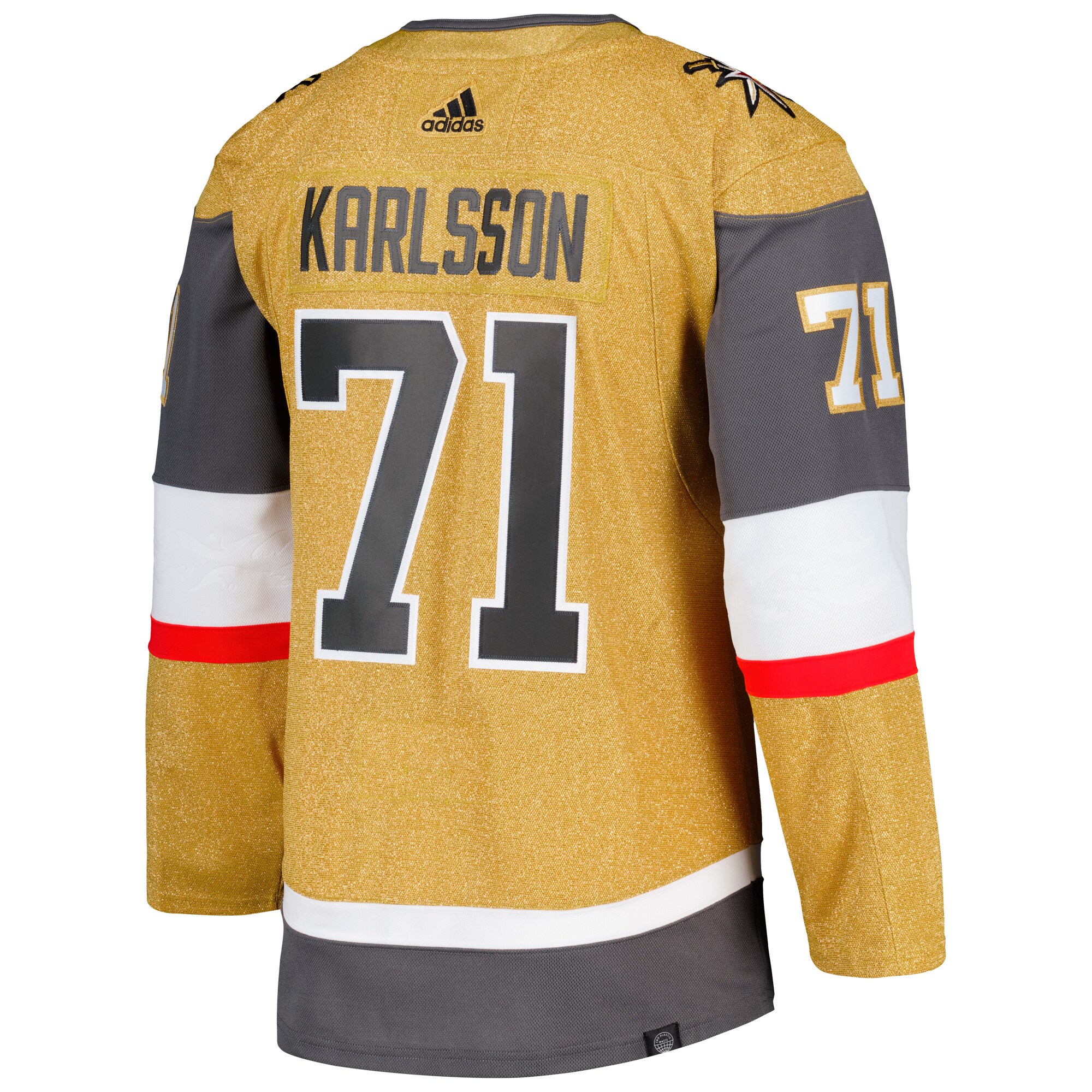 William Karlsson Vegas Golden Knights adidas Primegreen Authentic Pro Player Jersey - Gold - vstockx