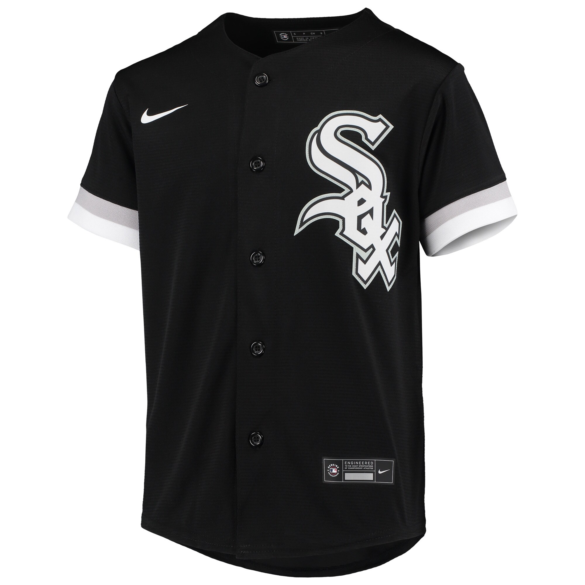 Chicago White Sox Nike Youth Alternate Replica Team Jersey - Black - vstockx
