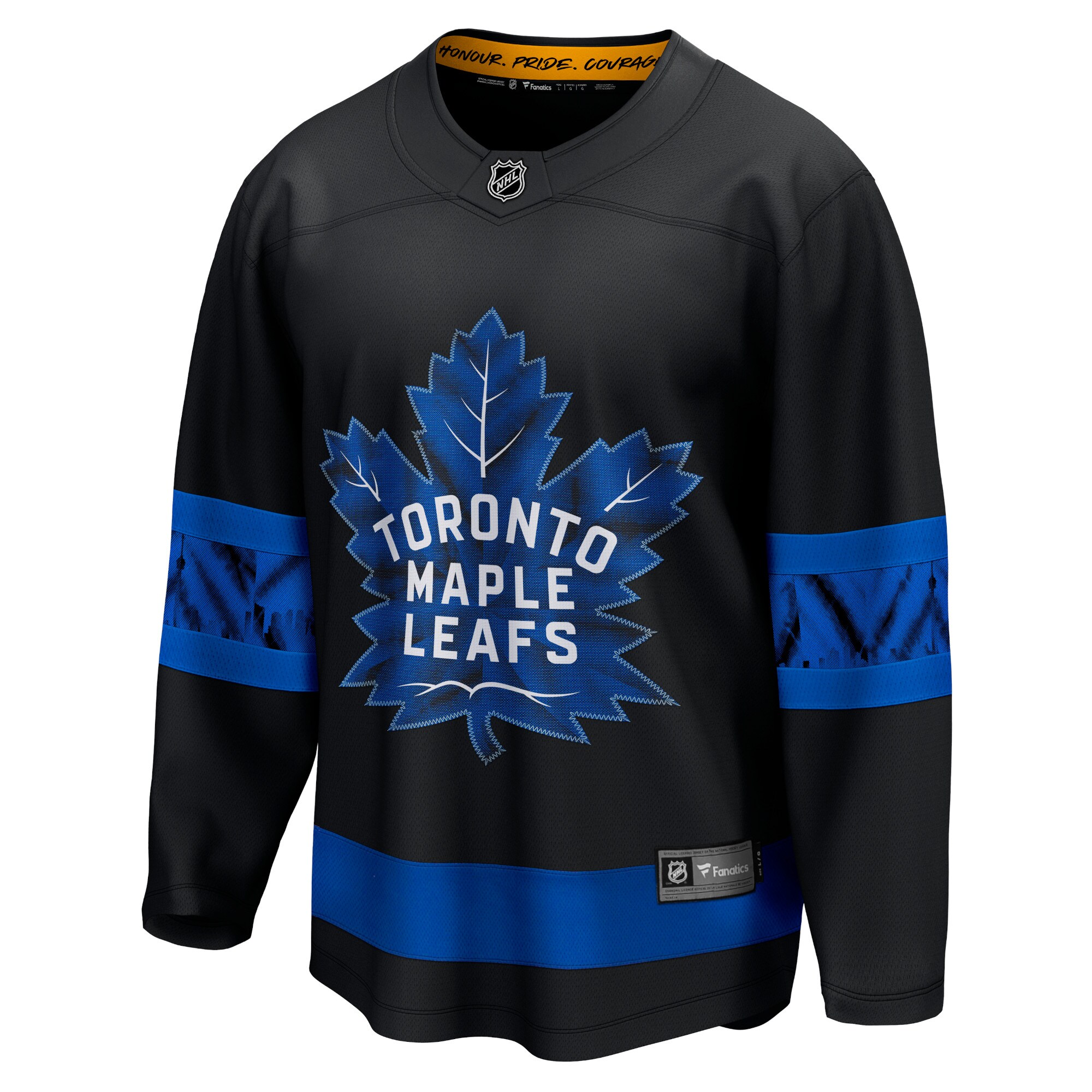 Toronto Maple Leafs Fanatics Branded Alternate Premier Breakaway Reversible Blank Jersey - Black - vstockx