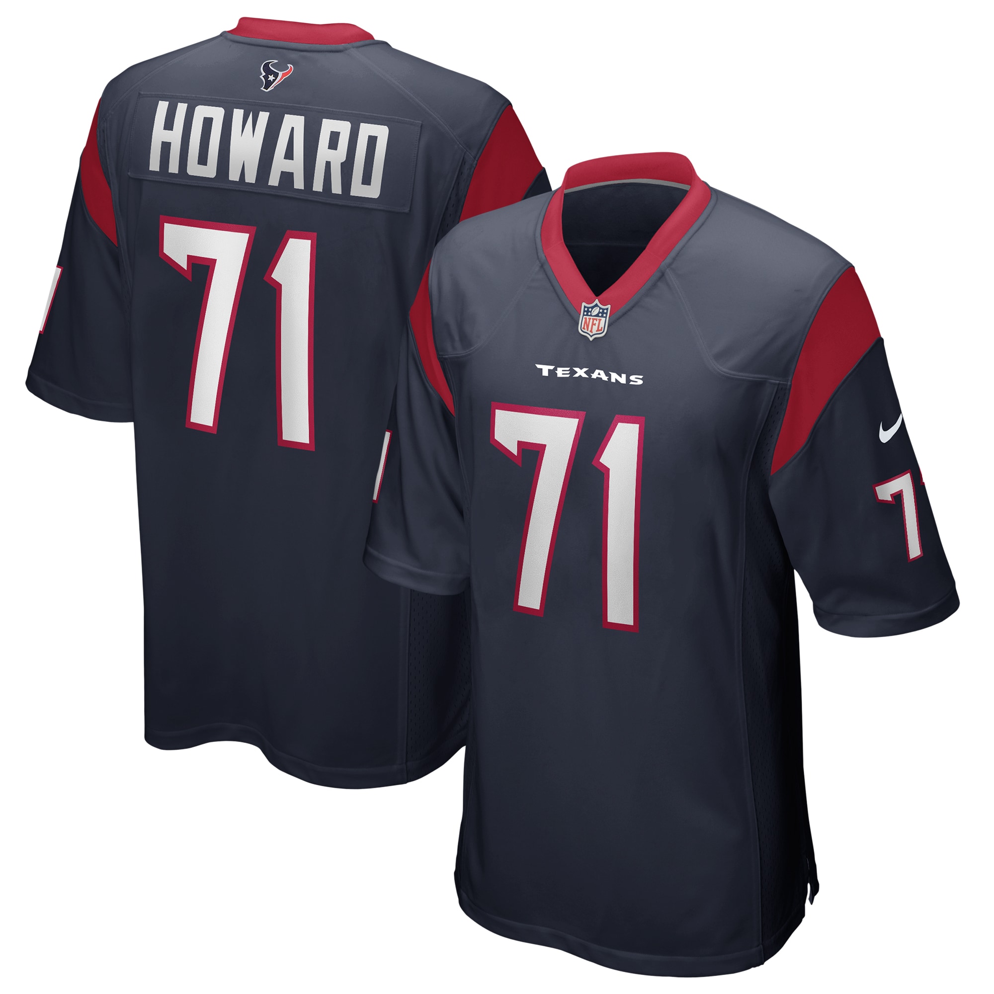 Tytus Howard Houston Texans Nike Game Jersey - Navy - vstockx
