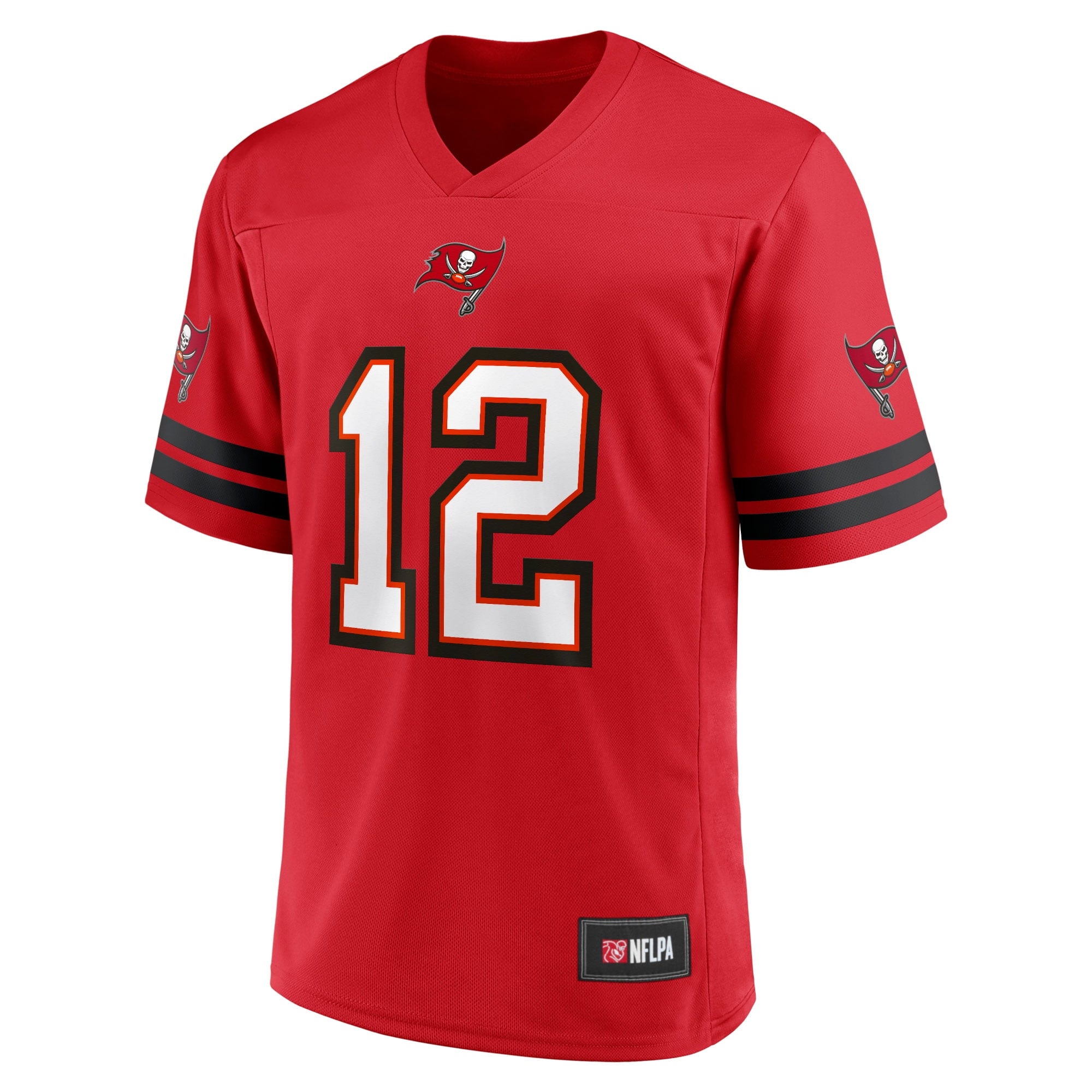 Men's Fanatics Branded Tom Brady Red Tampa Bay Buccaneers Replica Player Jersey - vstockx
