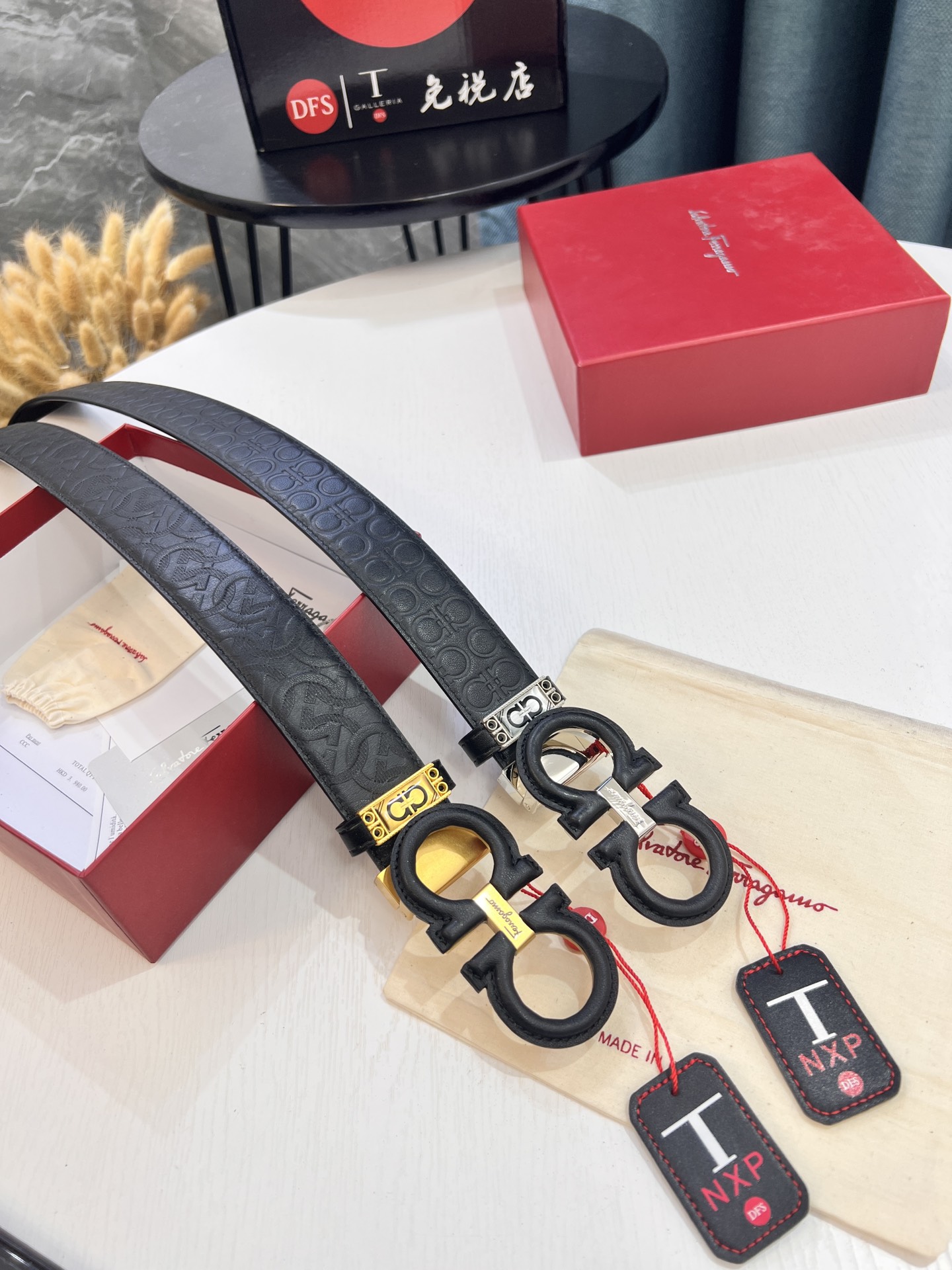 Streetwear Belt Ferragamo 319579 size:3.5cm - vstockx