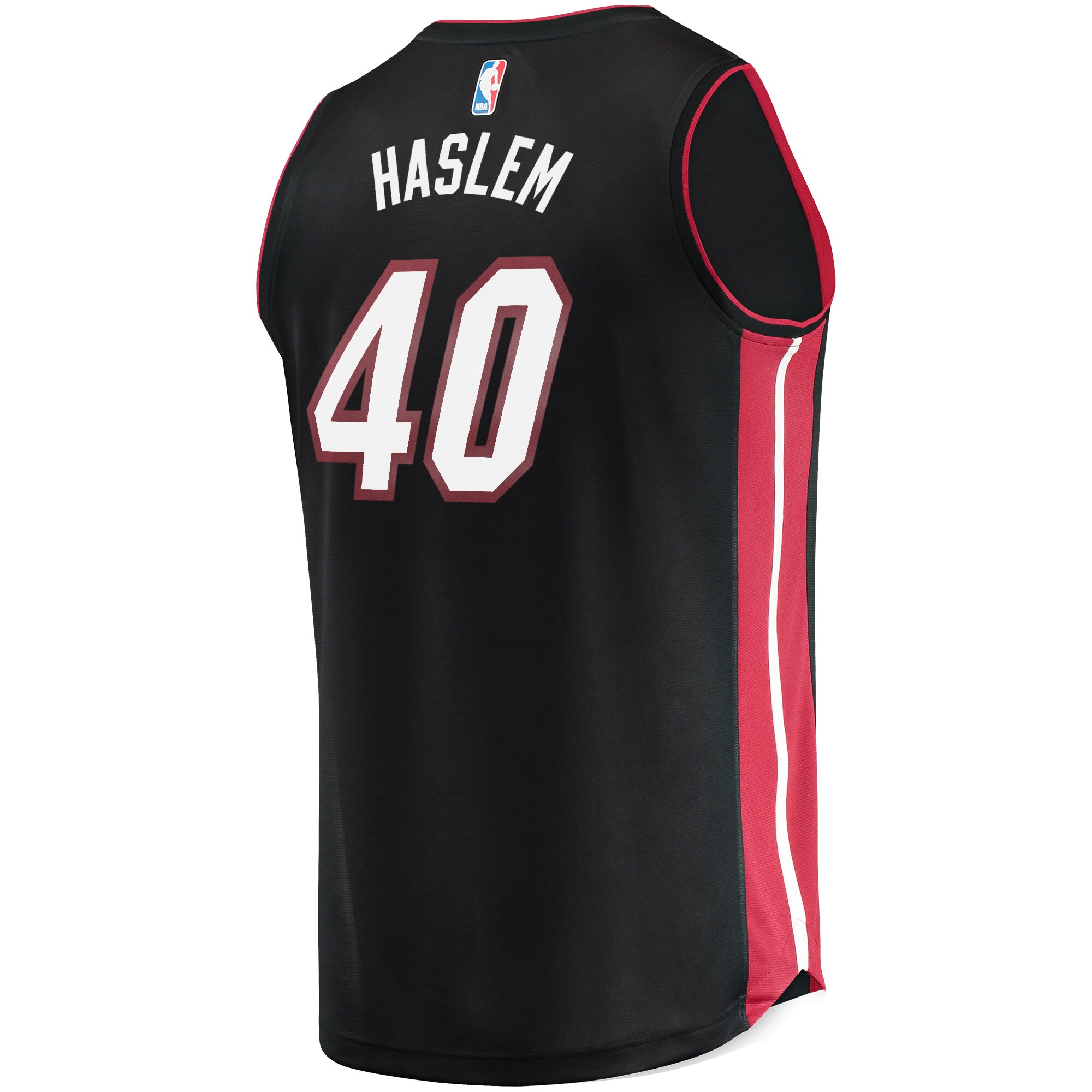 Udonis Haslem Miami Heat Fanatics Branded Fast Break Replica Player Jersey - Icon Edition - Black - vstockx