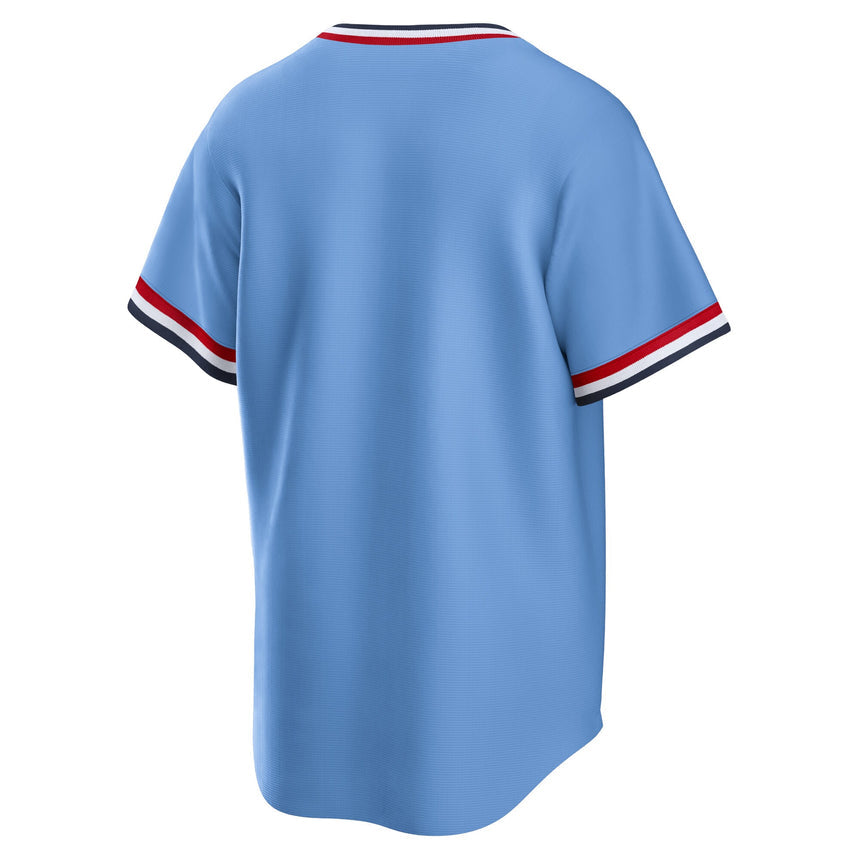Men's St. Louis Cardinals Light Blue Road Cooperstown Collection Team Jersey - vstockx