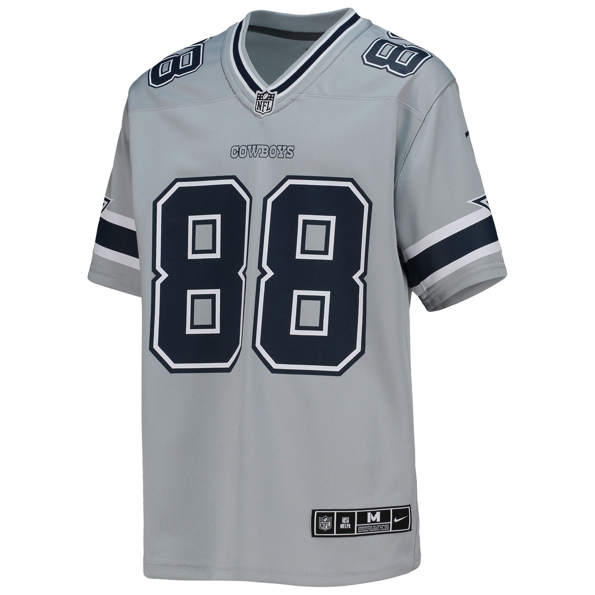 CeeDee Lamb Dallas Cowboys Nike Youth Inverted Team Game Jersey - Silver - vstockx