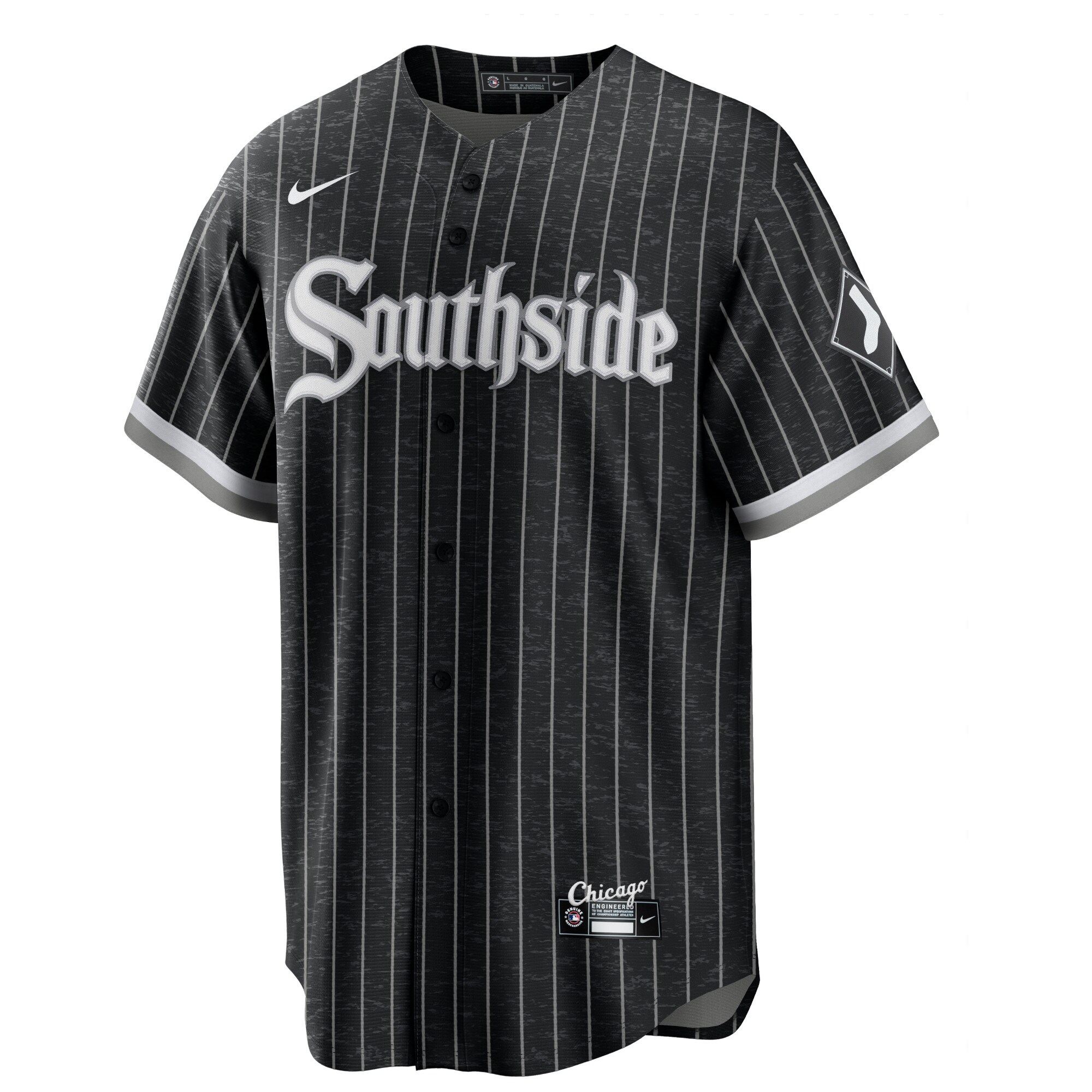 Luis Robert Chicago White Sox Nike City Connect Replica Player Jersey - Black - vstockx
