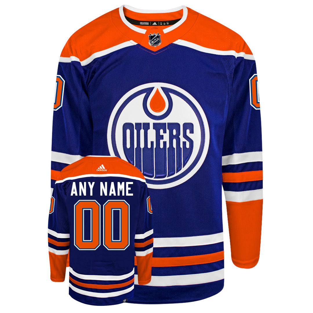 Customizable Edmonton Oilers 2022 Adidas Primegreen Authentic NHL Hockey Jersey - vstockx