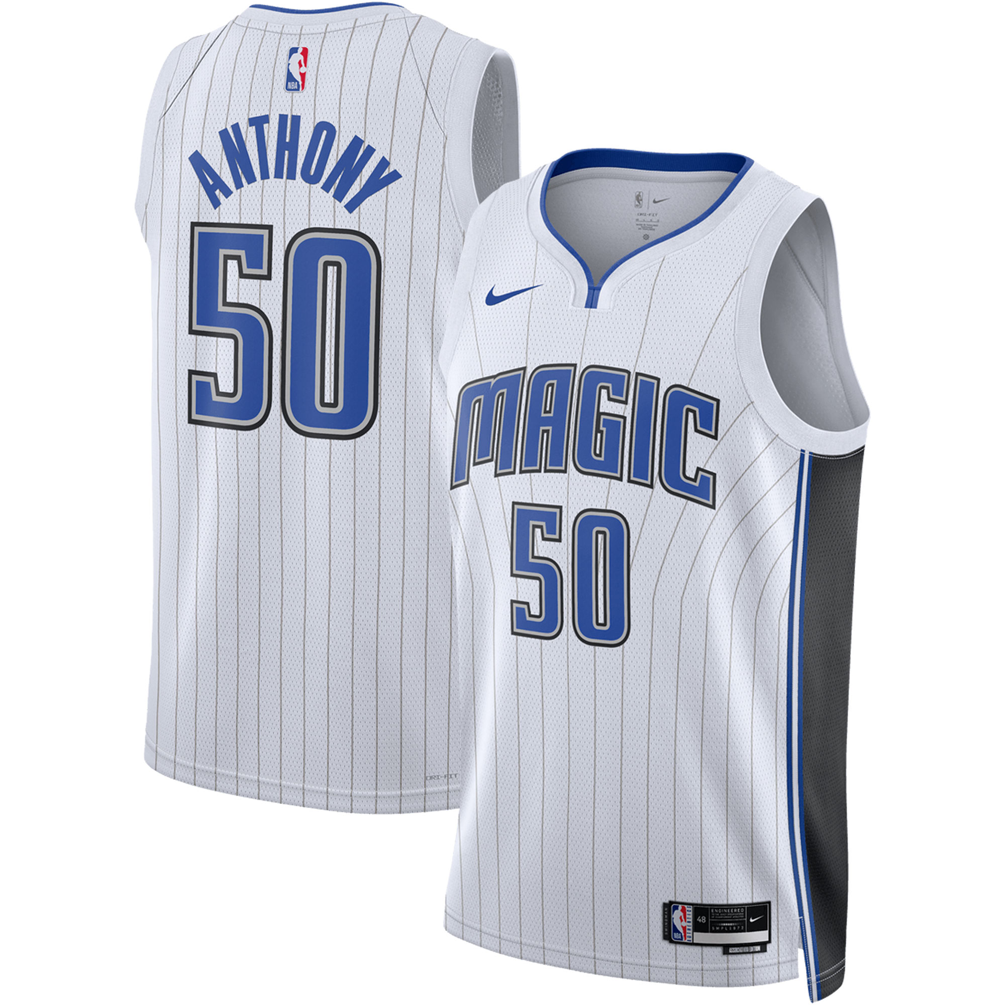 Cole Anthony Orlando Magic Nike Unisex Swingman Jersey - Association Edition - White - vstockx