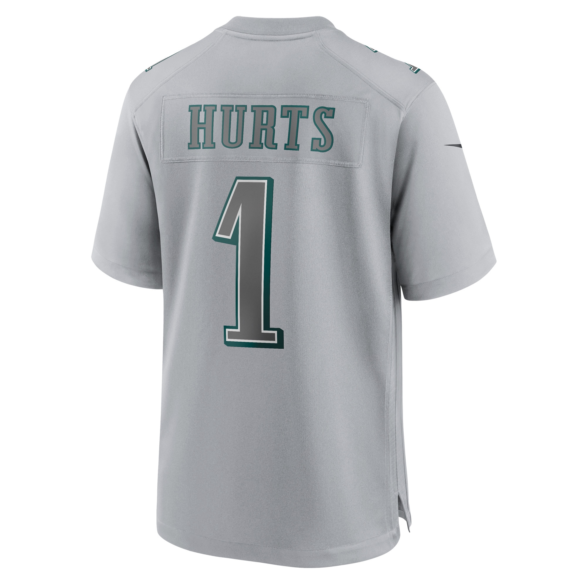 Jalen Hurts Philadelphia Eagles Nike Youth Super Bowl LVII Patch Atmosphere Fashion Game Jersey - Gray - vstockx