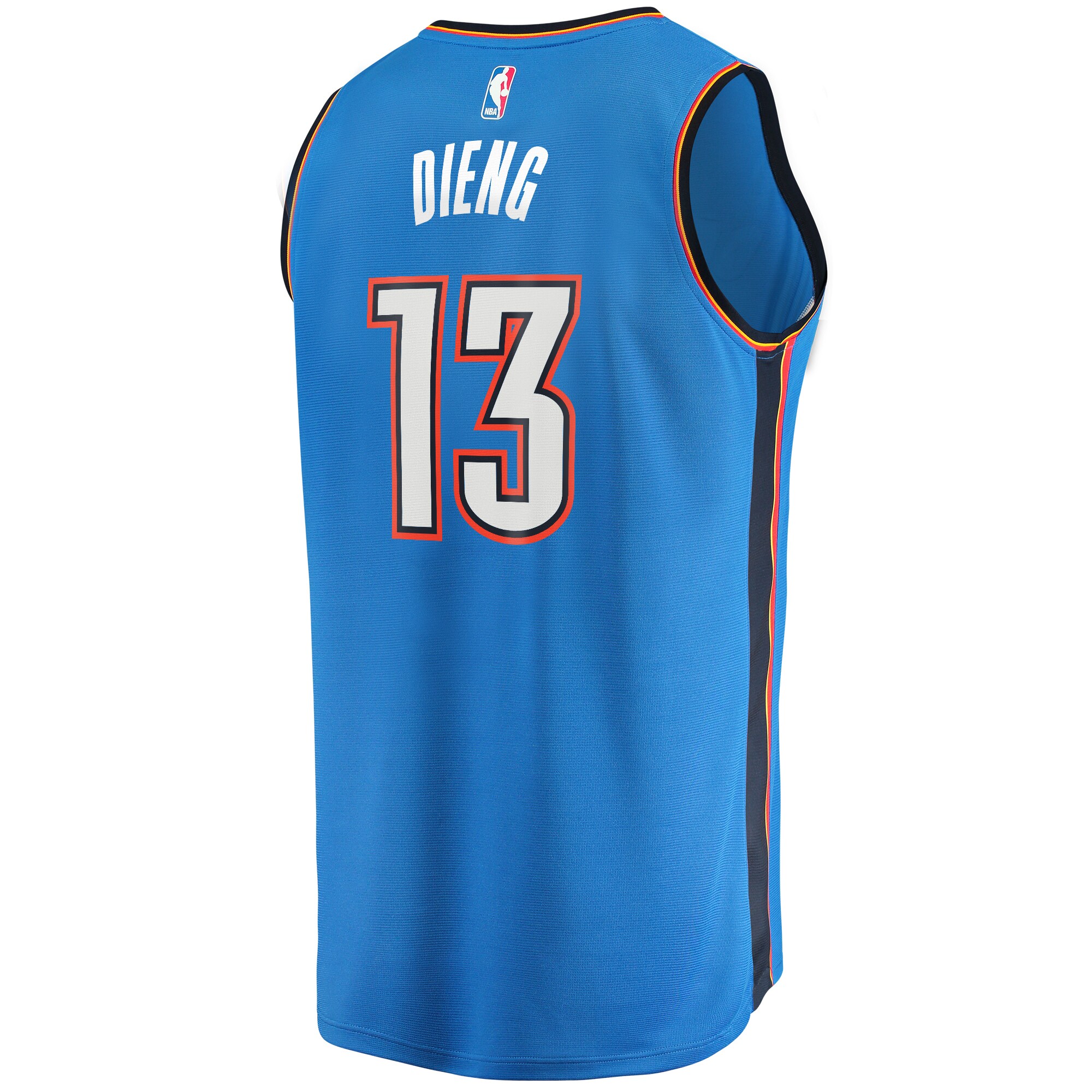 Ousmane Dieng Oklahoma City Thunder Fanatics Branded 2022 NBA Draft First Round Pick Fast Break Replica Player Jersey - Icon Edition - Blue - vstockx