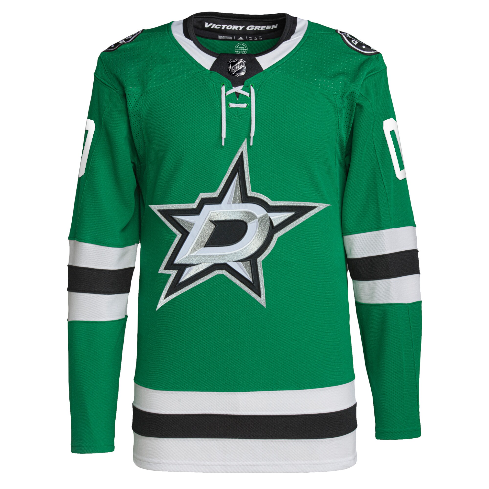 Dallas Stars adidas Home Primegreen Authentic Pro Custom Jersey - Green - vstockx