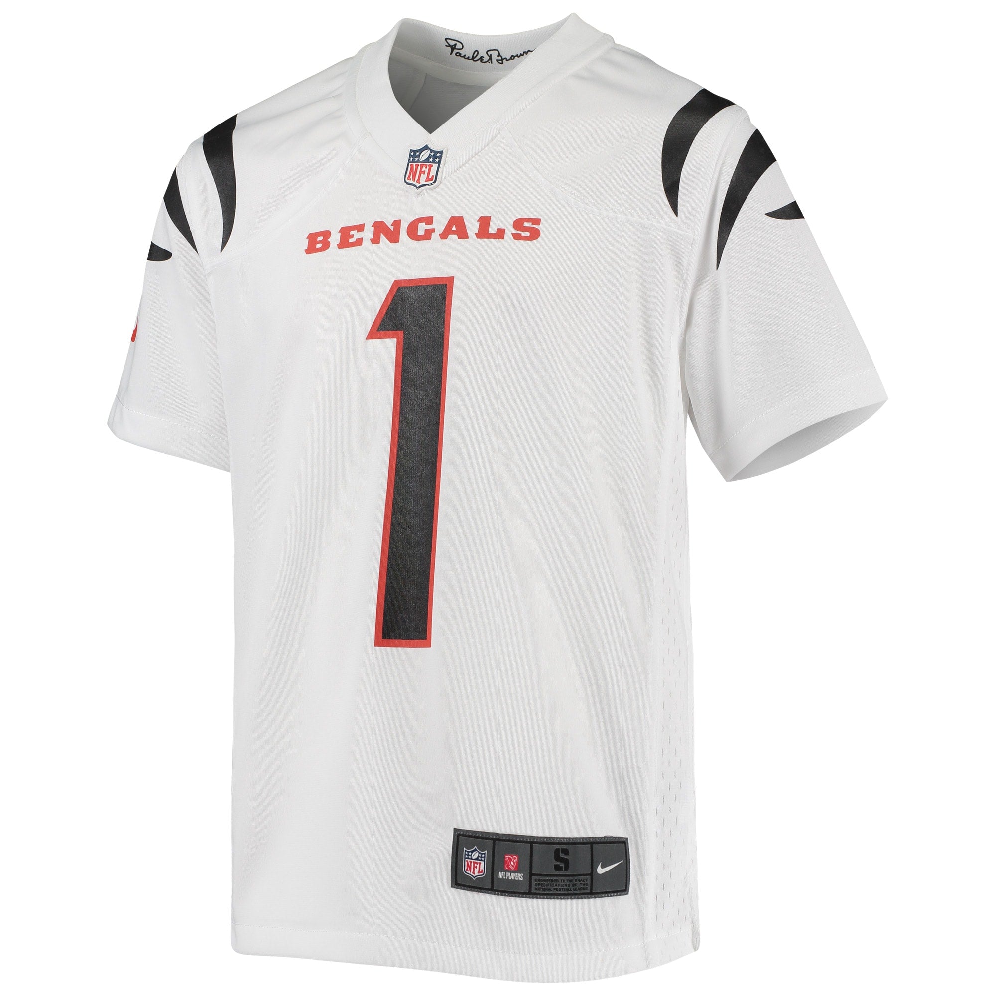 Youth Nike Ja'Marr Chase White Cincinnati Bengals Game Jersey - vstockx