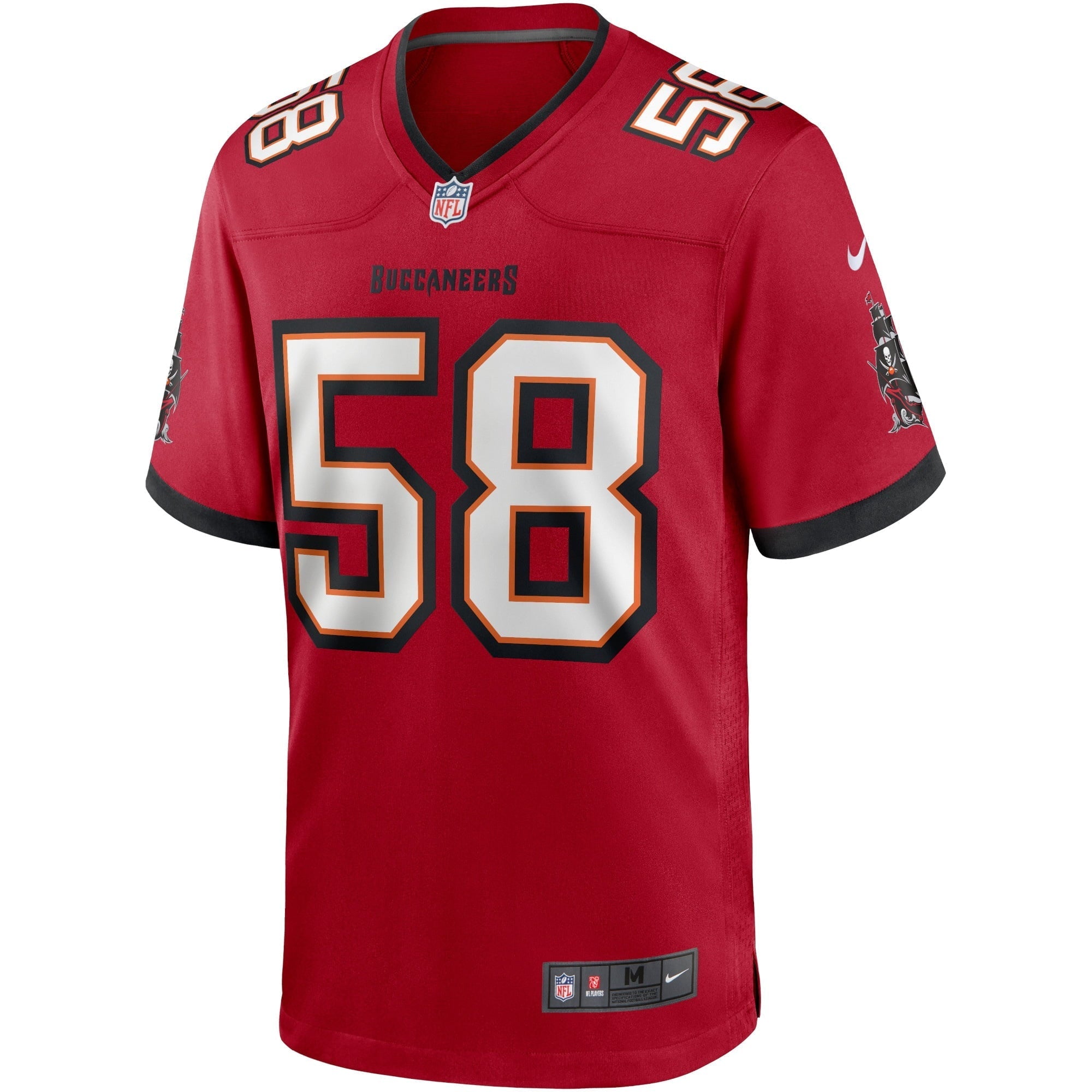 Men's Nike Shaquil Barrett Red Tampa Bay Buccaneers Game Jersey - vstockx