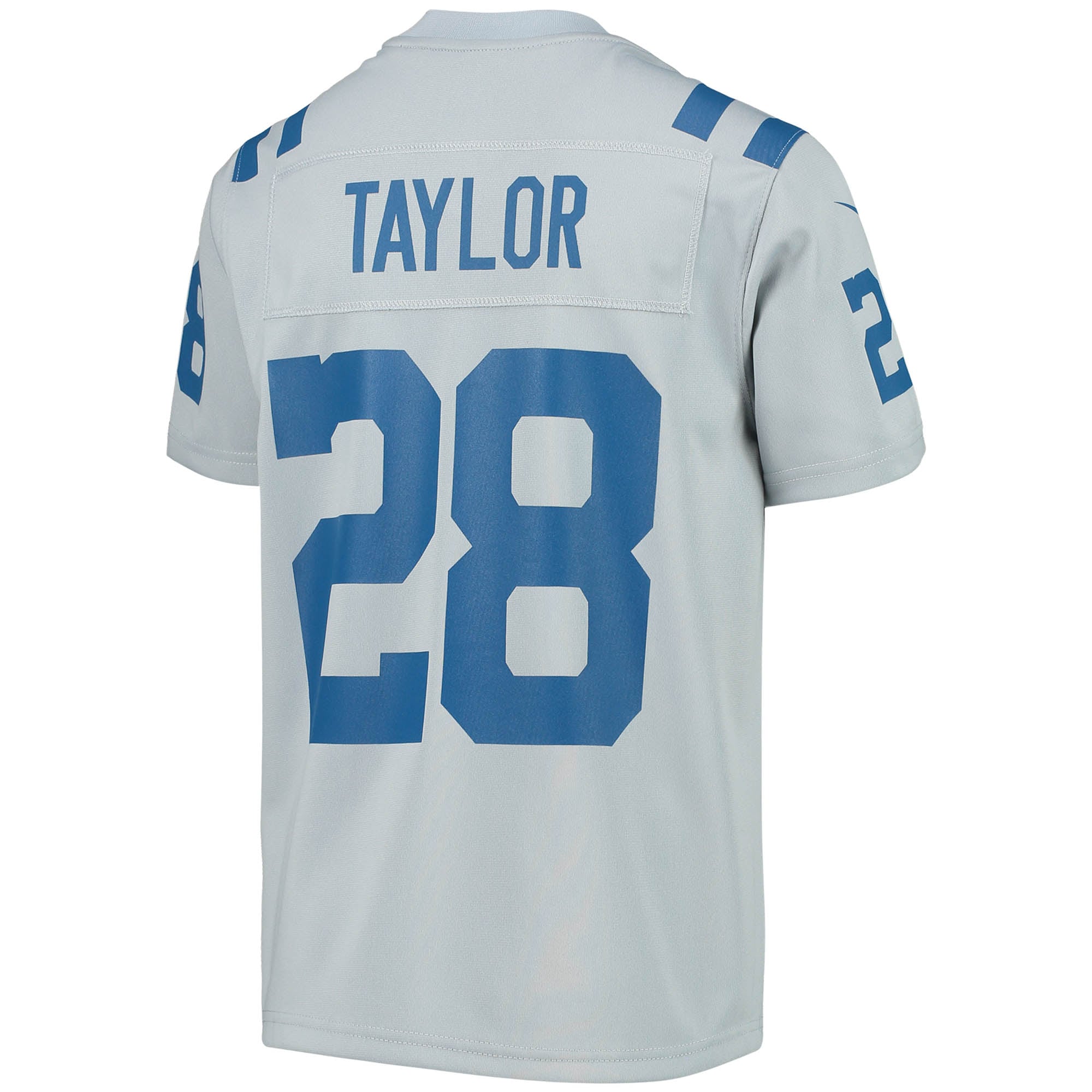 Jonathan Taylor Indianapolis Colts Nike Youth Inverted Team Game Jersey - Gray - vstockx