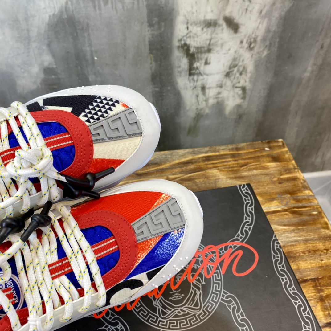 Versace Chain Reaction 2 Chainz White (W) - vstockx