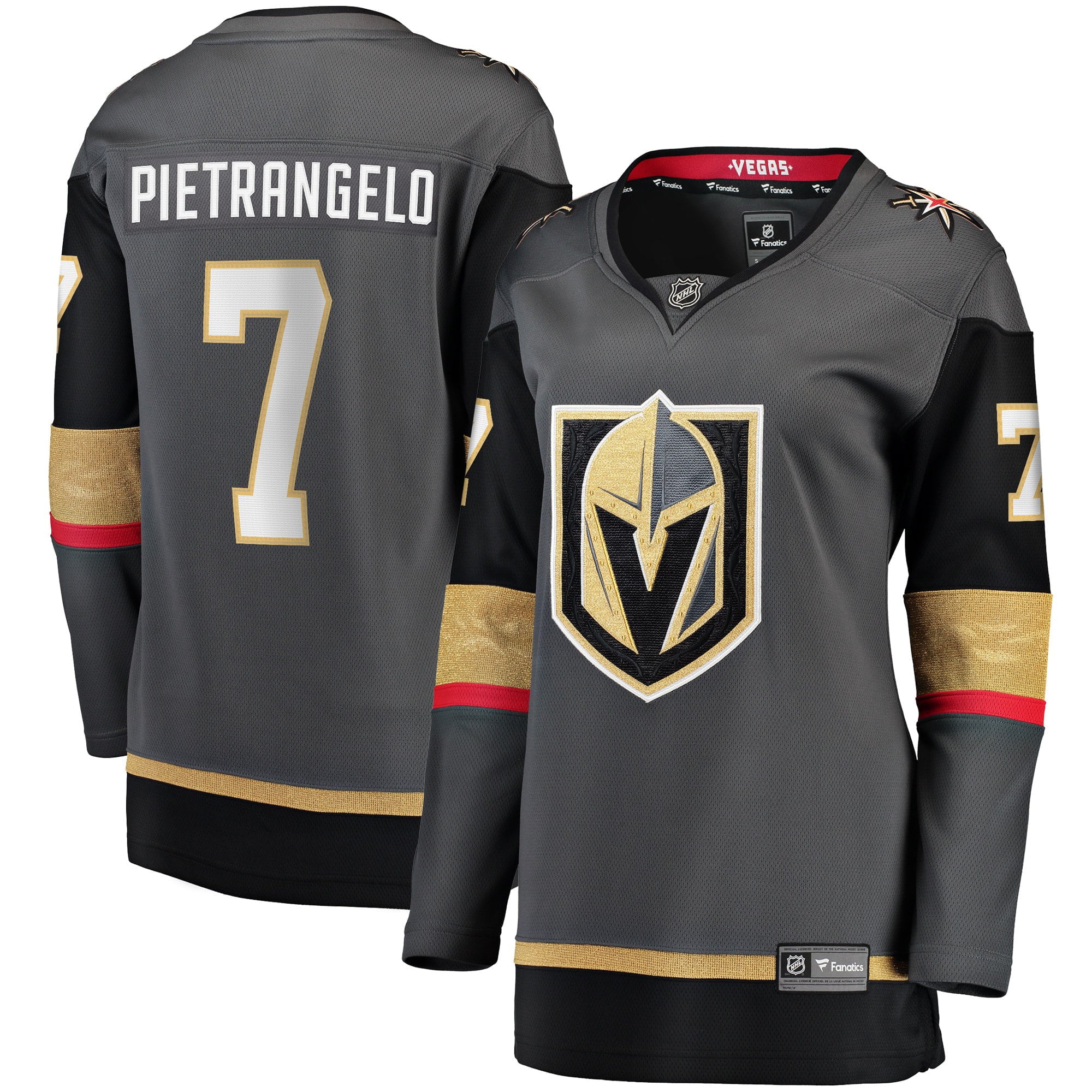 Women's Fanatics Branded Alex Pietrangelo Gray Vegas Golden Knights Alternate Breakaway Player Jersey - vstockx