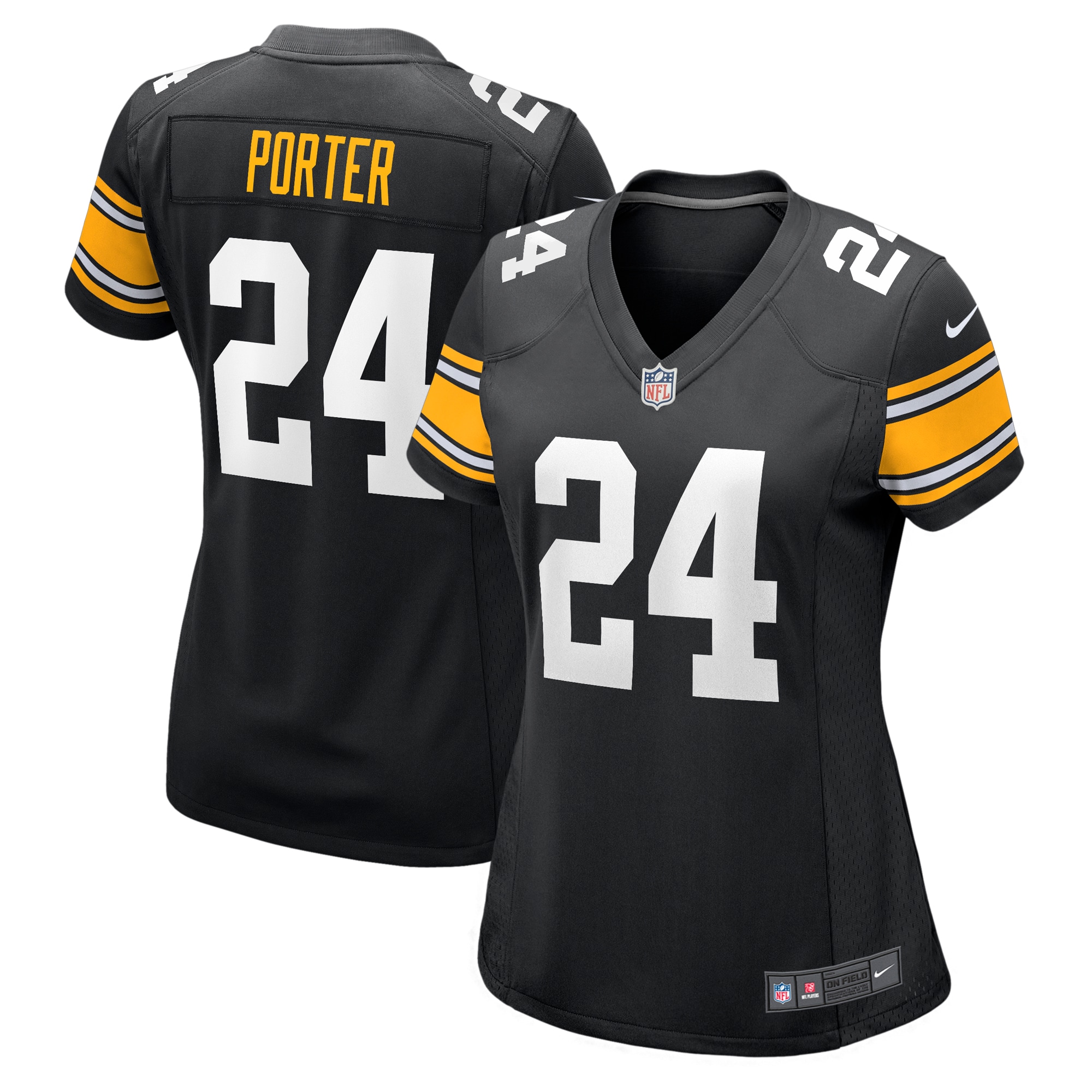 Joey Porter Jr. Pittsburgh Steelers Nike Women's Alternate Game Jersey - Black - vstockx