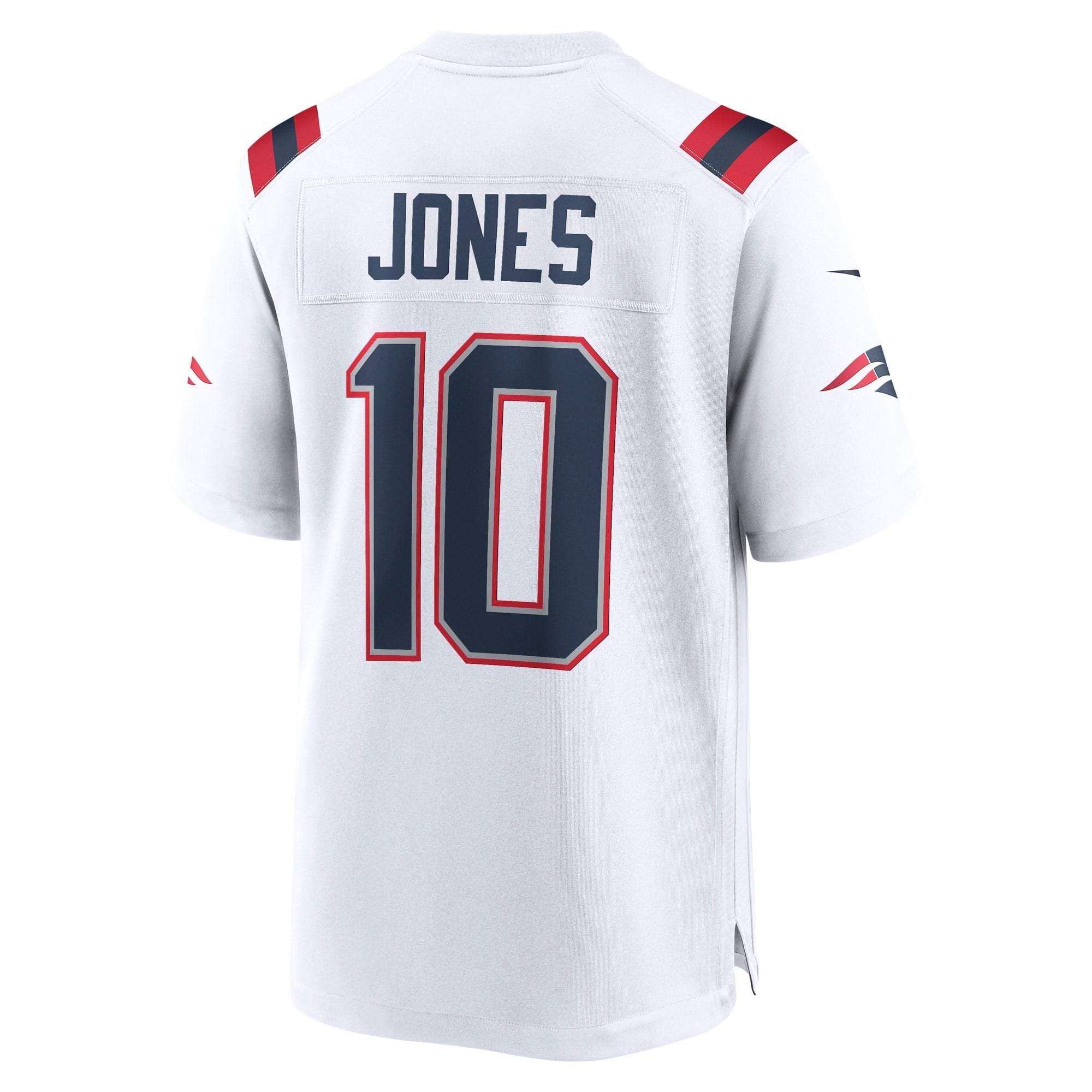 Men's Nike Mac Jones White New England Patriots Player Game Jersey - vstockx