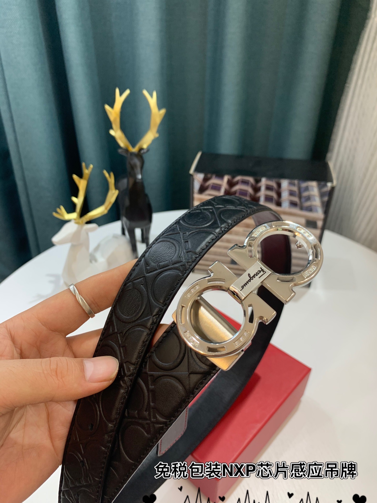 Streetwear Belt Ferragamo 319180 size:3.5cm - vstockx