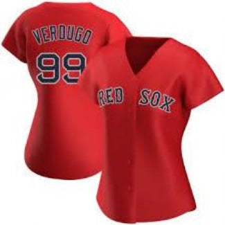 Womens Boston Red Sox Alex Verdugo Cool Base Replica Jersey Red - vstockx