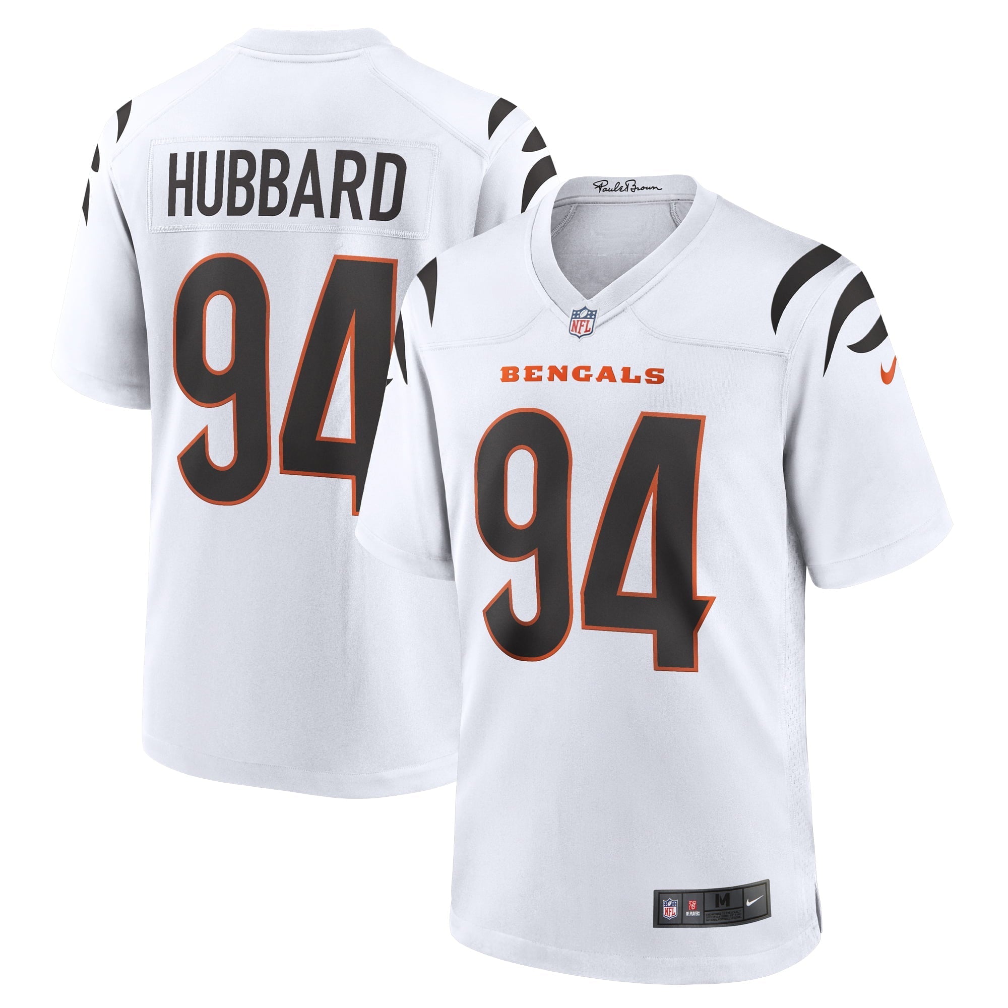 Men's Nike Sam Hubbard White Cincinnati Bengals Game Jersey - vstockx