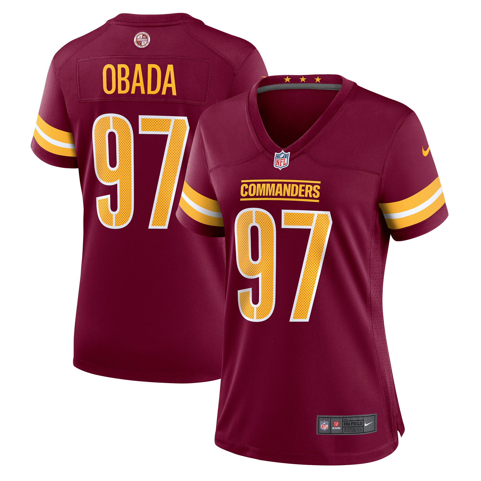 Efe Obada Washington Commanders Nike Women's Game Jersey - Burgundy - vstockx
