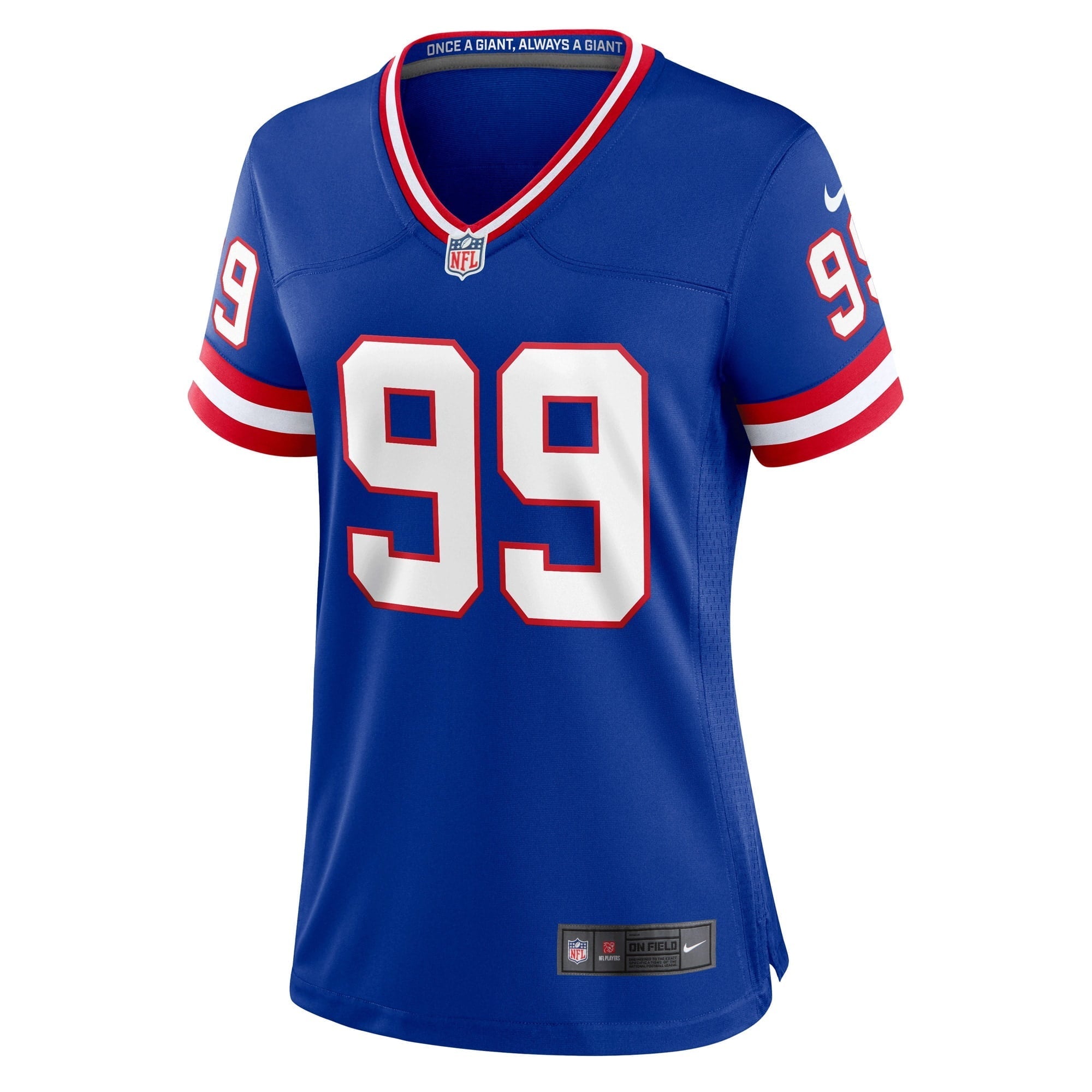 Women's Nike Leonard Williams Royal New York Giants Classic Player Game Jersey - vstockx