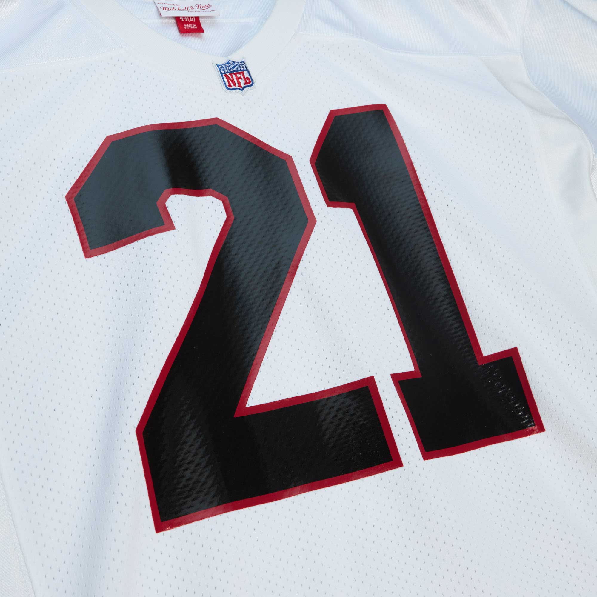Deion Sanders Atlanta Falcons Mitchell & Ness 1991 Authentic Jersey - White - vstockx
