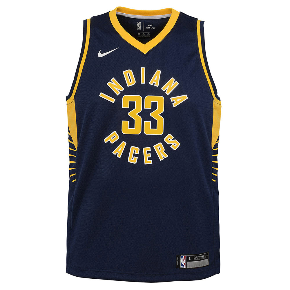 Youth Indiana Pacers Myles Turner Icon Edition Jersey - Navy - vstockx