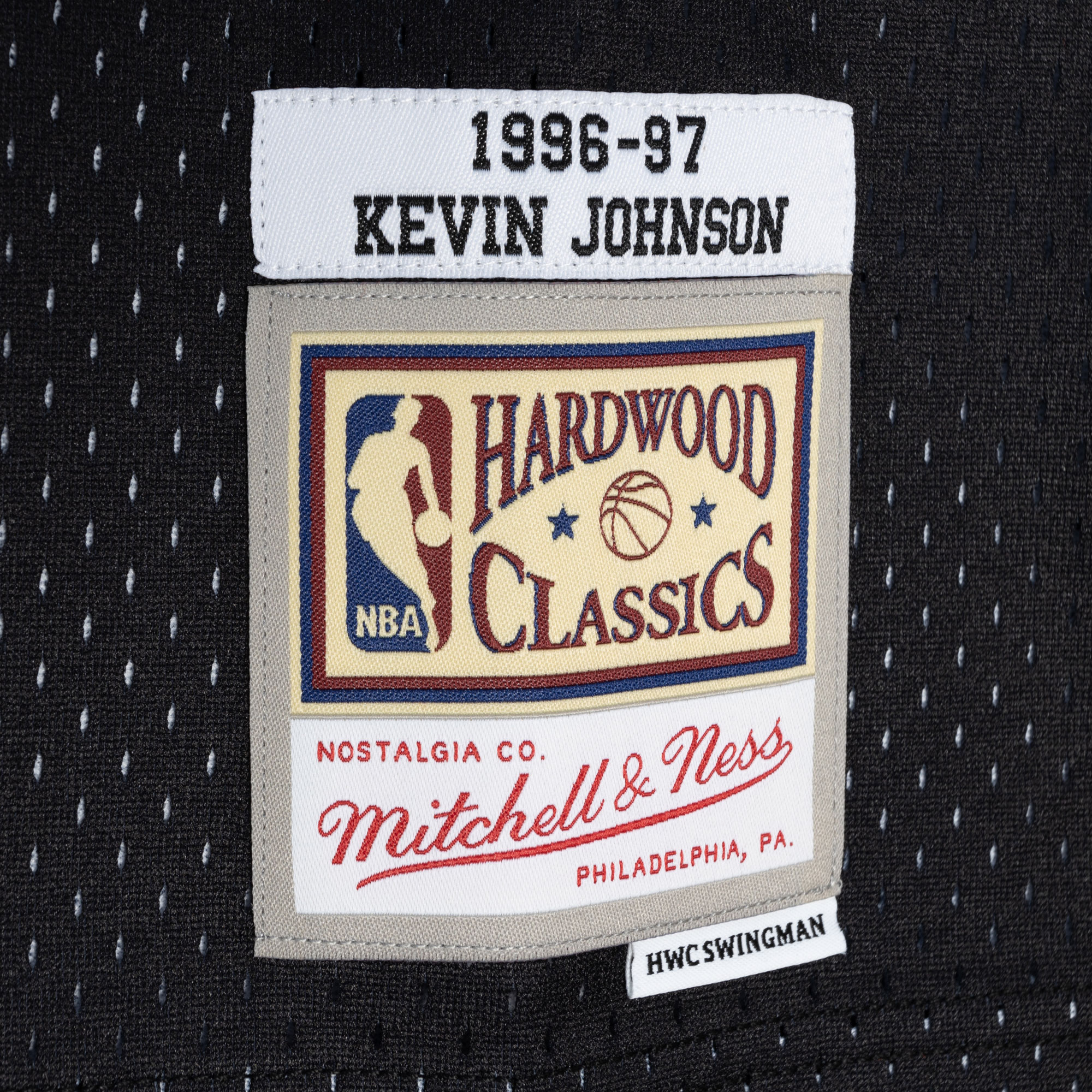 Kevin Johnson Phoenix Suns Mitchell & Ness Hardwood Classics 1996/97 Split Swingman Jersey - Purple/Black - vstockx