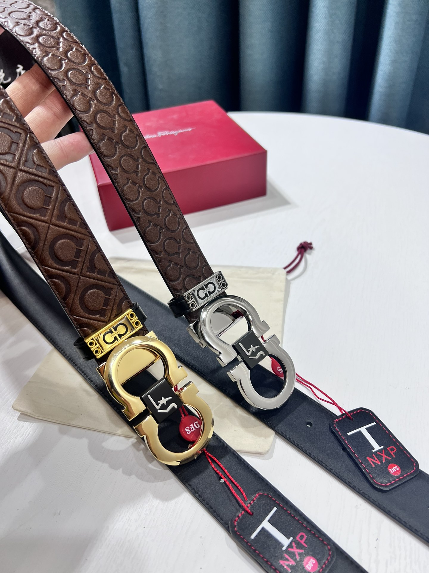 Streetwear Belt Ferragamo 319550 size:3.5cm - vstockx