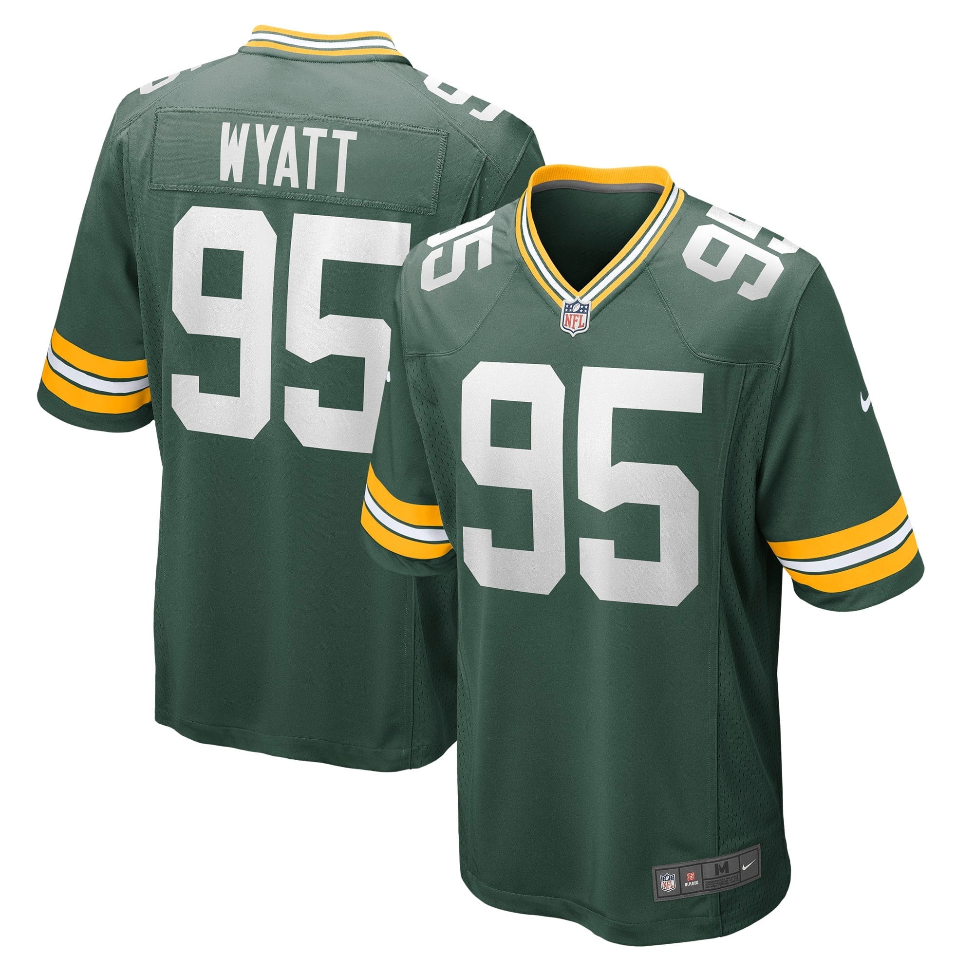 Men's Nike Devonte Wyatt Green Green Bay Packers Player Game Jersey - vstockx